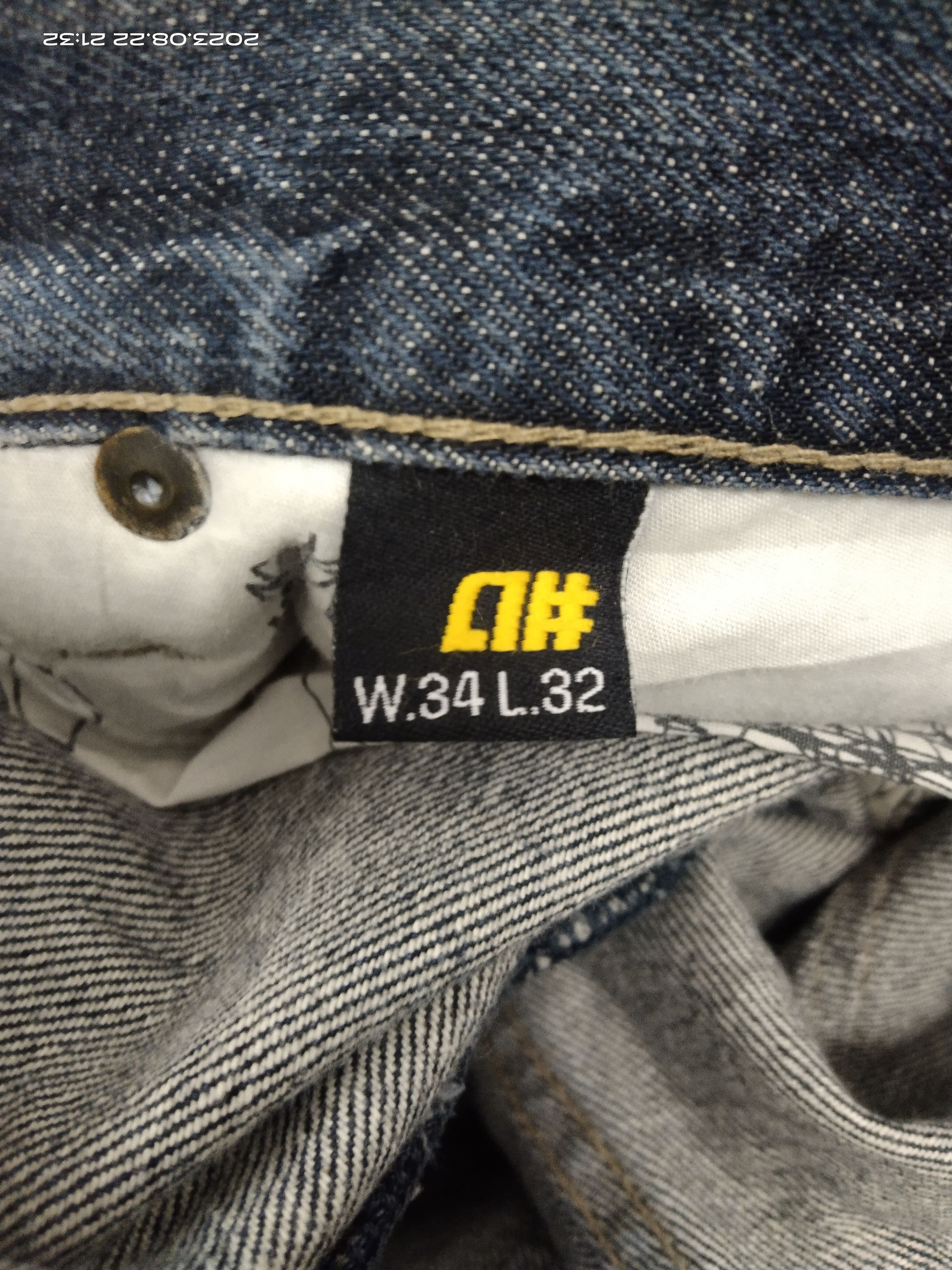 Japanese Brand SiCK ALPHANUMERIC SCRIPTED DENIM PANTS Size US 34 / EU 50 - 11 Thumbnail