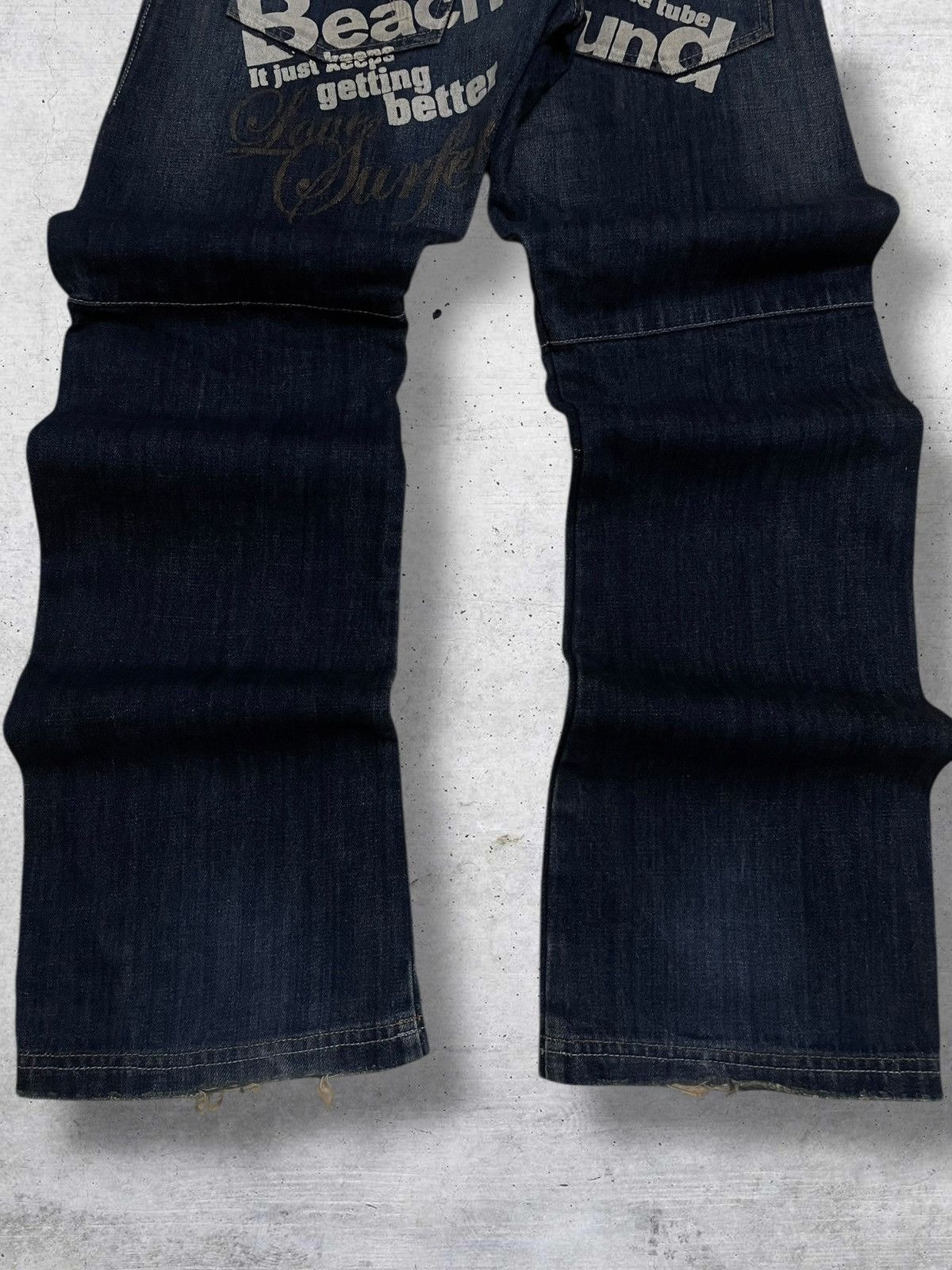 Japanese Brand VINTAGE BEACH SOUND 1990S JAPAN DESIGNER DAICOCK POEM JEANS Size US 30 / EU 46 - 10 Thumbnail