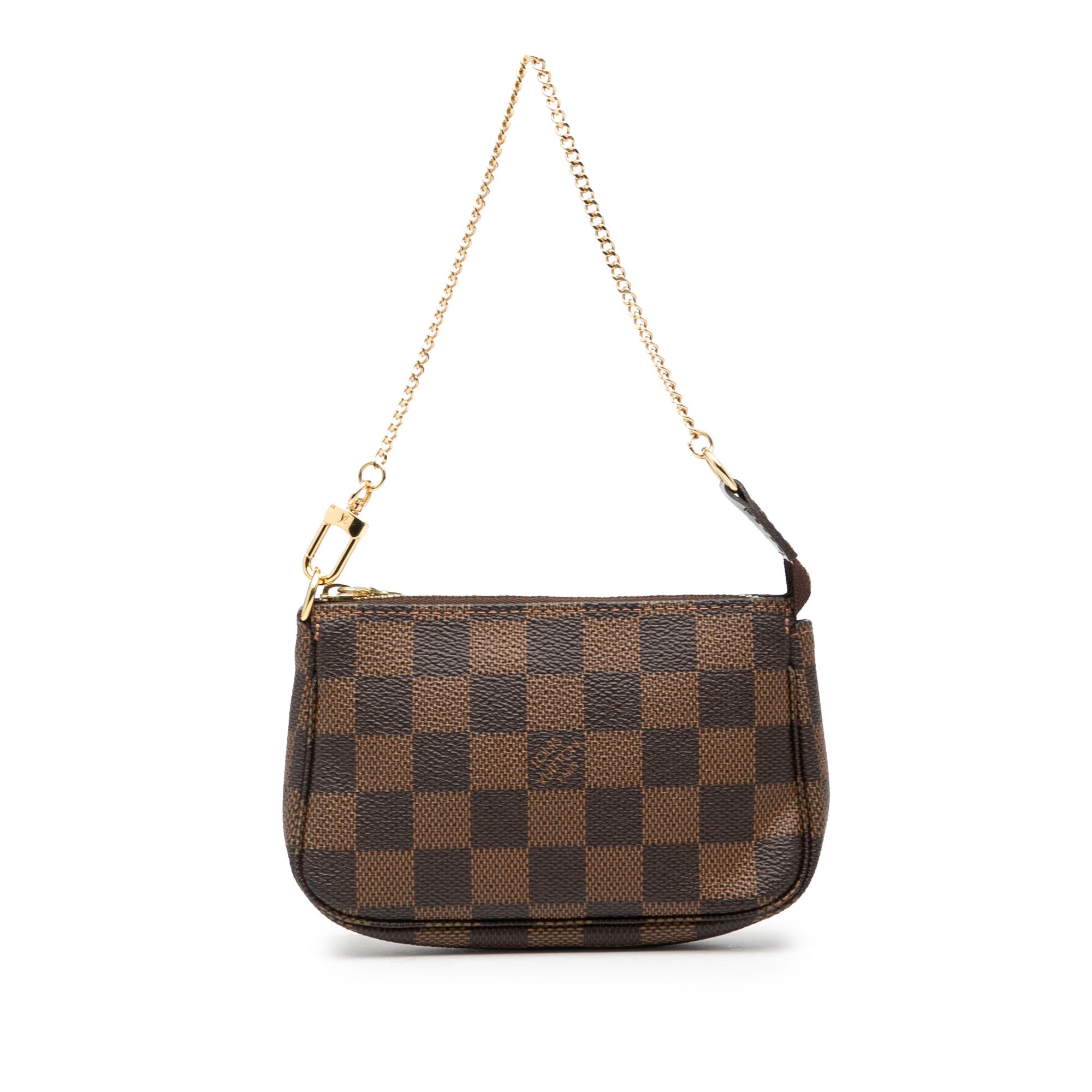 Louis Vuitton Louis Vuitton Damier Ebene Mini Pochette Accessoires Size ONE SIZE - 1 Thumbnail