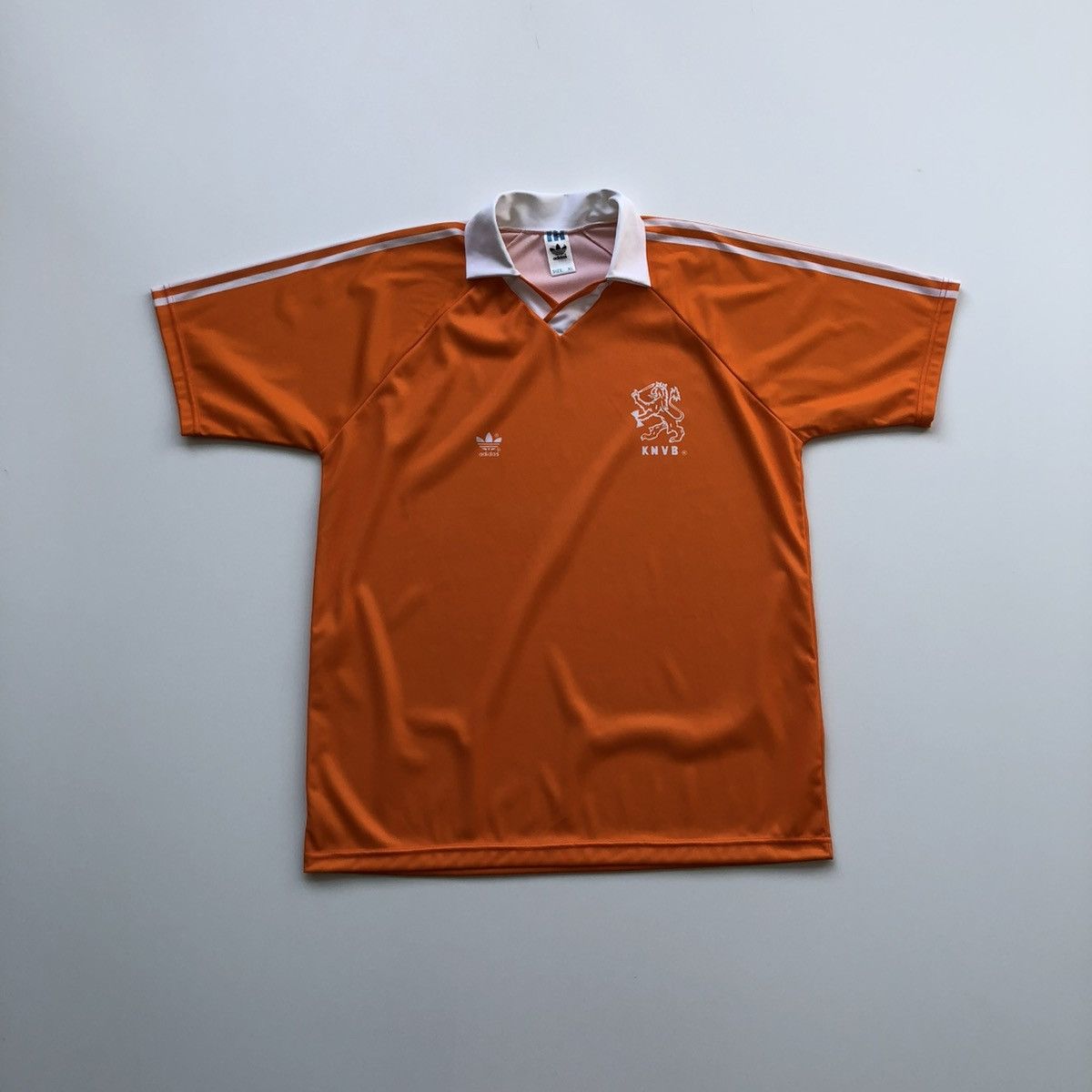 Adidas Netherlands Adidas KNVB 1990/1992 Vintage Home Jersey Rare Size US XL / EU 56 / 4 - 1 Thumbnail