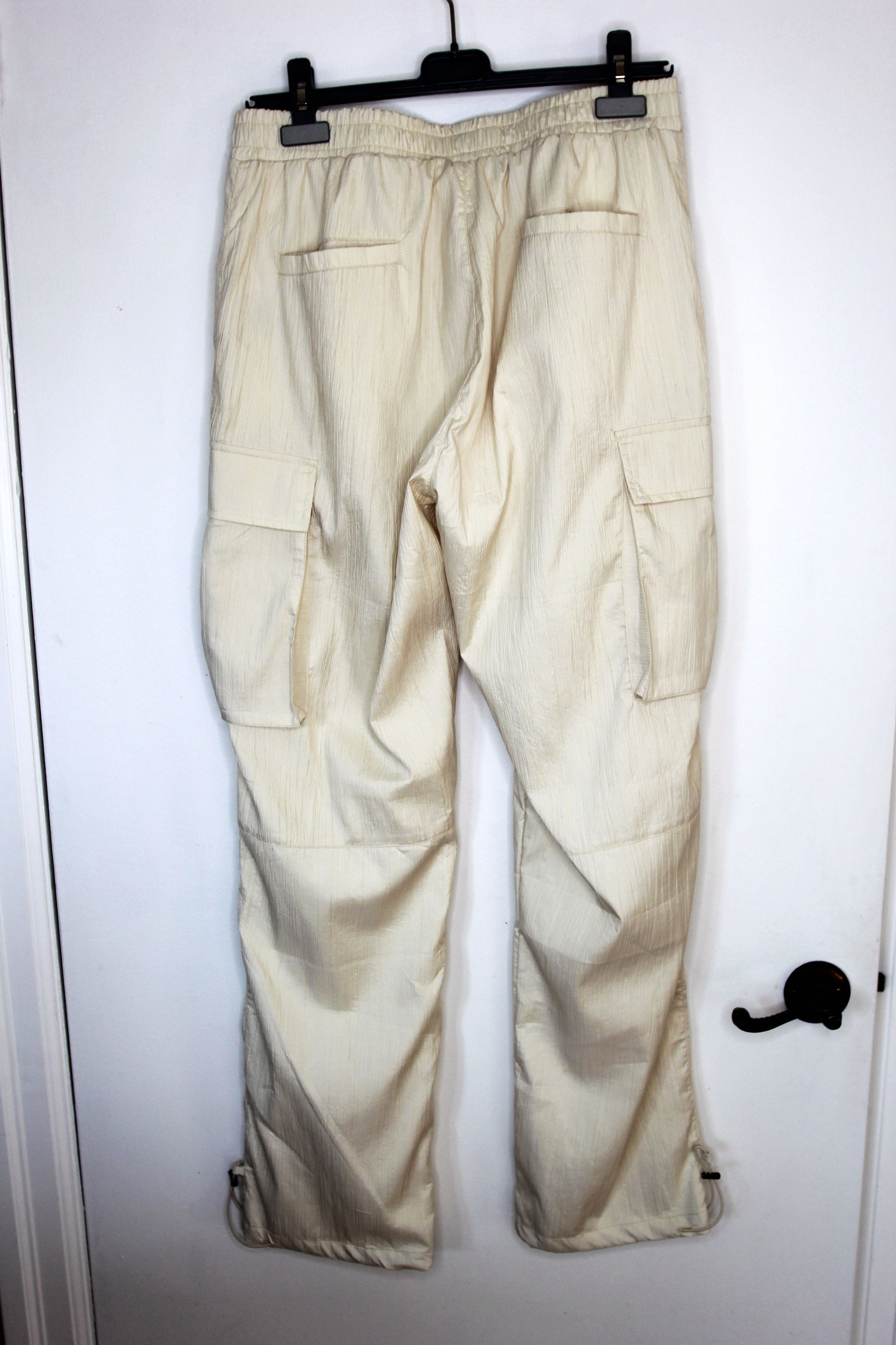 Sixth June Paris BNWT SS24 SIXTH JUNE CRINKLED TEXTURE CARGO PANTS L Size US 34 / EU 50 - 3 Thumbnail
