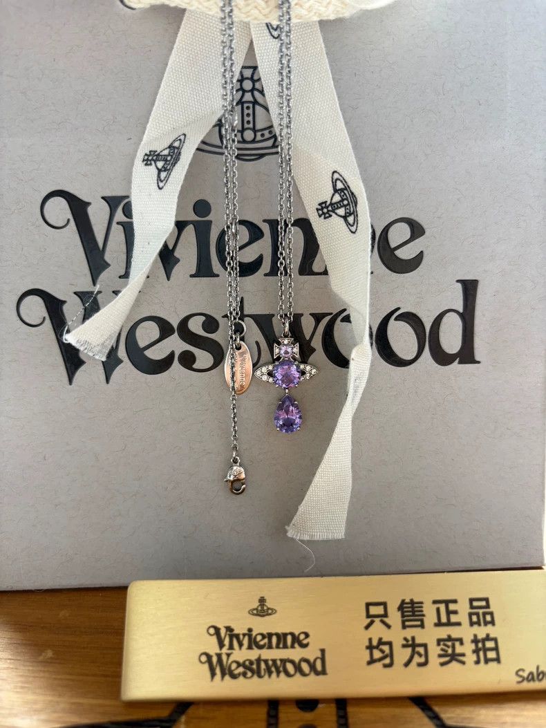 Vivienne Westwood Vivienne Westwood Human Fish Tears Water Diamond Saturn Pe Size ONE SIZE - 2 Thumbnail