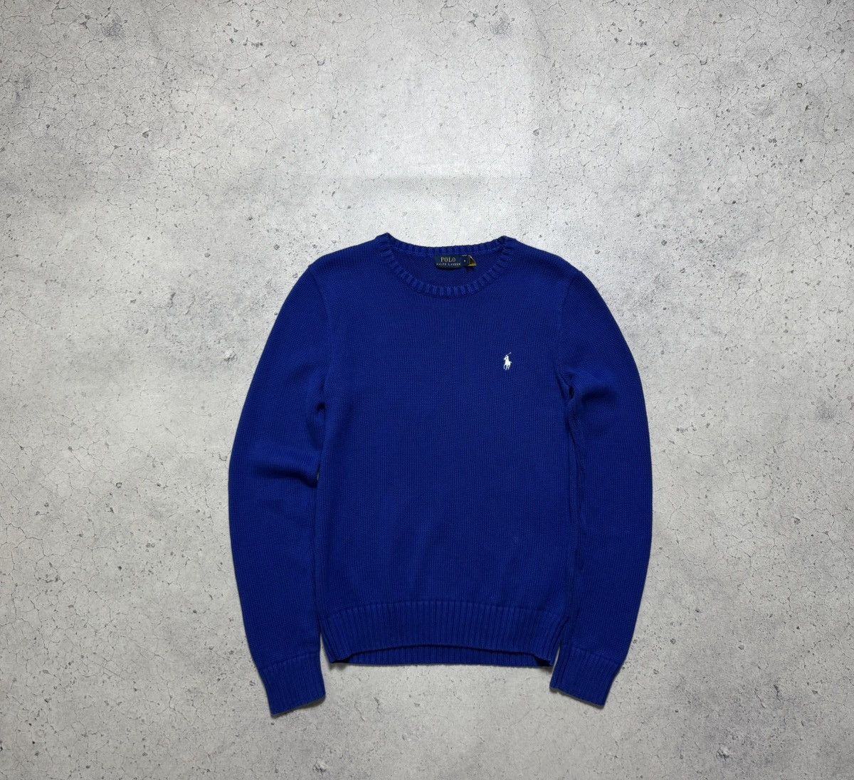 Polo Ralph Lauren Polo Ralph Lauren Knit Sweater Blue Vintage PRL Size US M / EU 48-50 / 2 - 1 Thumbnail