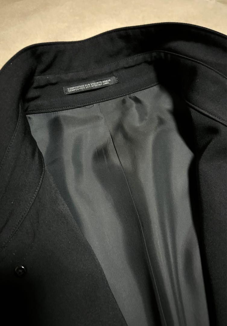Yohji Yamamoto POUR HOMME 19aw Wool gabardine stand collar zip coat Size US L / EU 52-54 / 3 - 12 Thumbnail