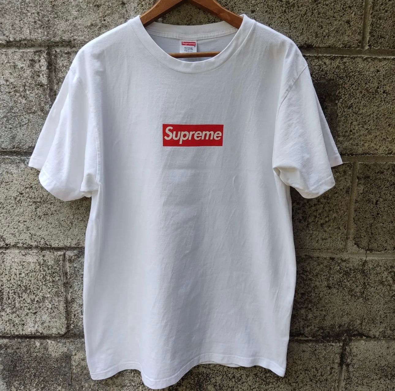 image of Supreme 20Th Anniversary New York Box Logo in White, Men's (Size Large)