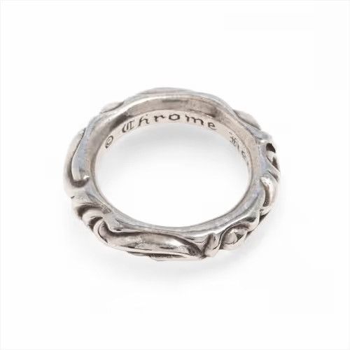 Chrome Hearts US 8 chrome hearts Scroll Band Ring 16 Size ONE SIZE - 1 Thumbnail