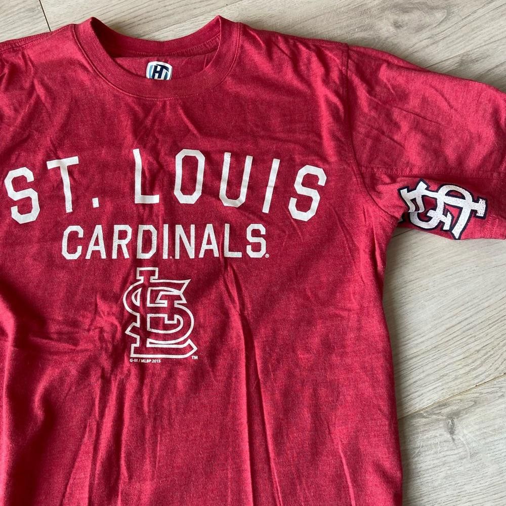 Designer Heathered Red St Louis Cardinals MLB Short Sleeve Shirt Size US S / EU 44-46 / 1 - 2 Thumbnail