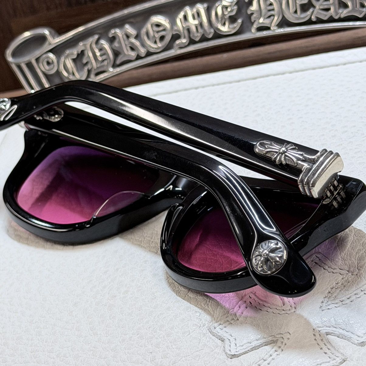 Chrome Hearts Chrome Hearts TRITITSAGAIN ‘Eroticism’ Sunglasses Size ONE SIZE - 5 Thumbnail