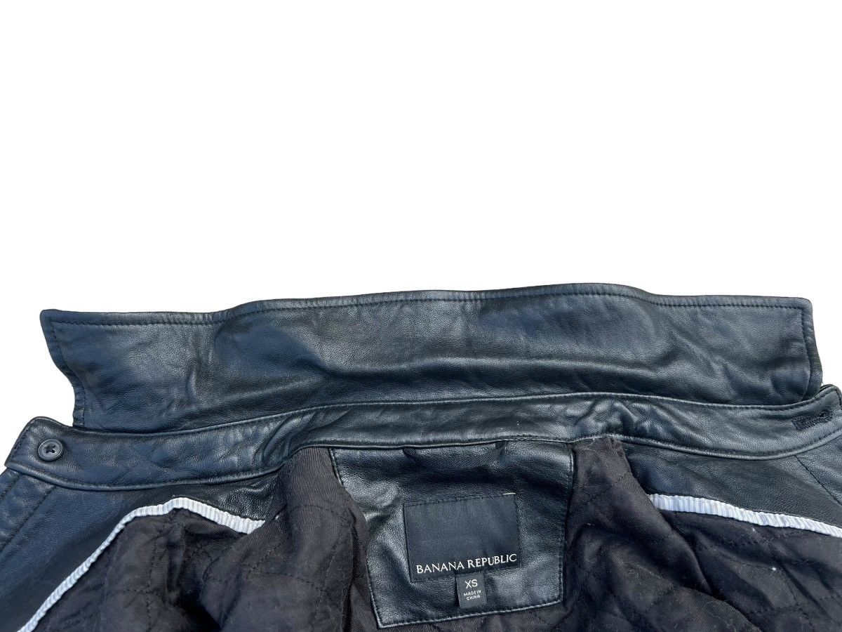 Banana Republic × Vintage Vintage Banana Republic Lamb Leather Jacket Shirt Size US XS / EU 42 / 0 - 7 Thumbnail