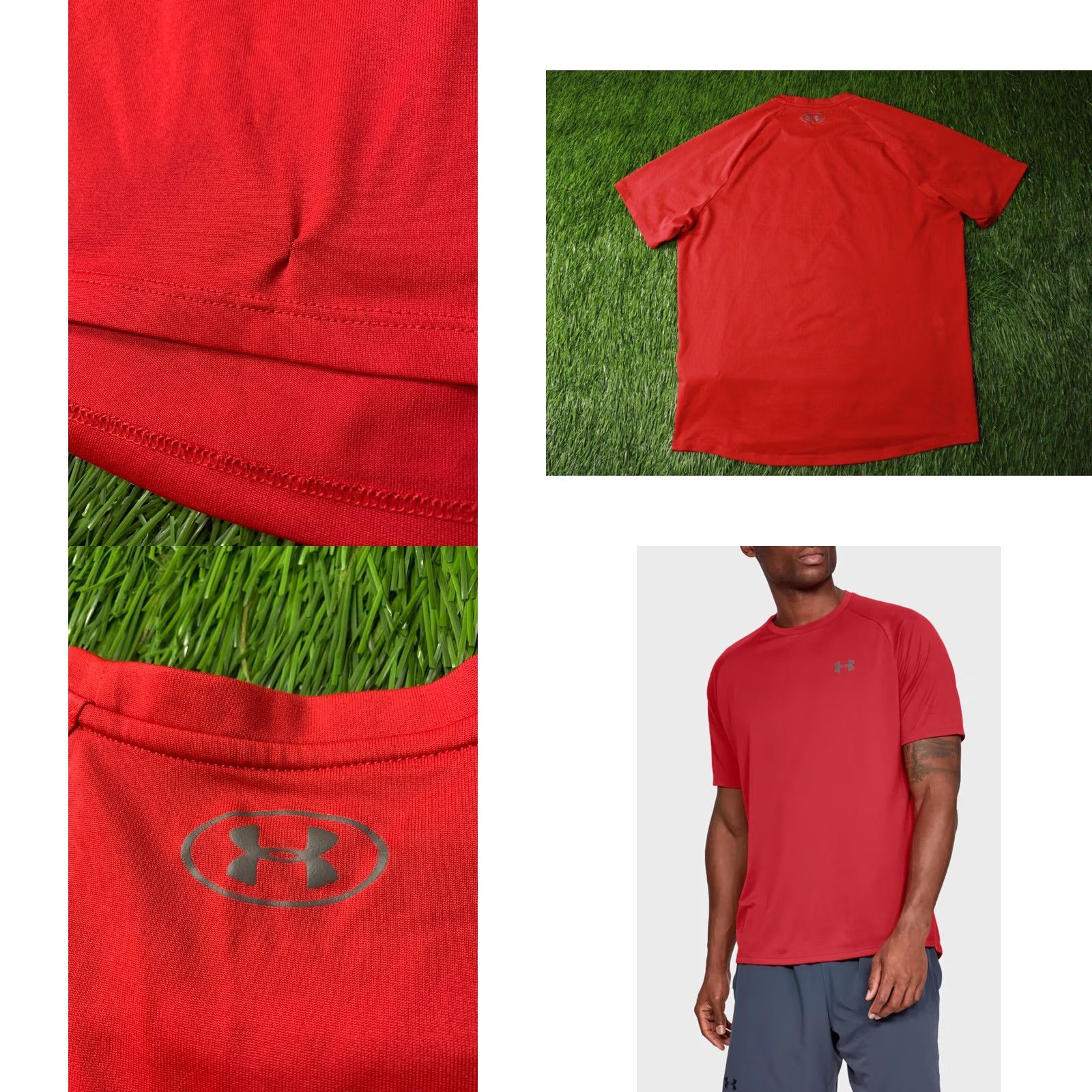 Under Armour Under Armour Tech Tee T-Shirt Men Training Compression Shirt Jersey L Red 2019 CrossFit The Tech Tee Size US L / EU 52-54 / 3 - 8 Thumbnail