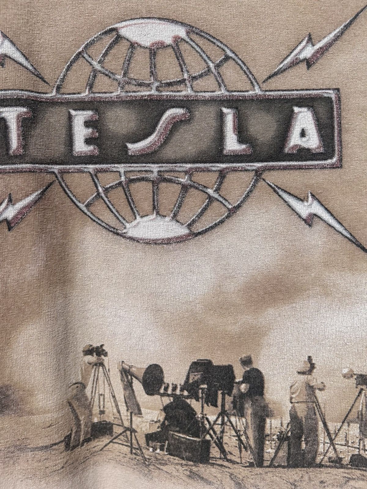Band Tees 2000’s Tesla North American Tour Tee Distressed Size US XXL / EU 58 / 5 - 4 Thumbnail