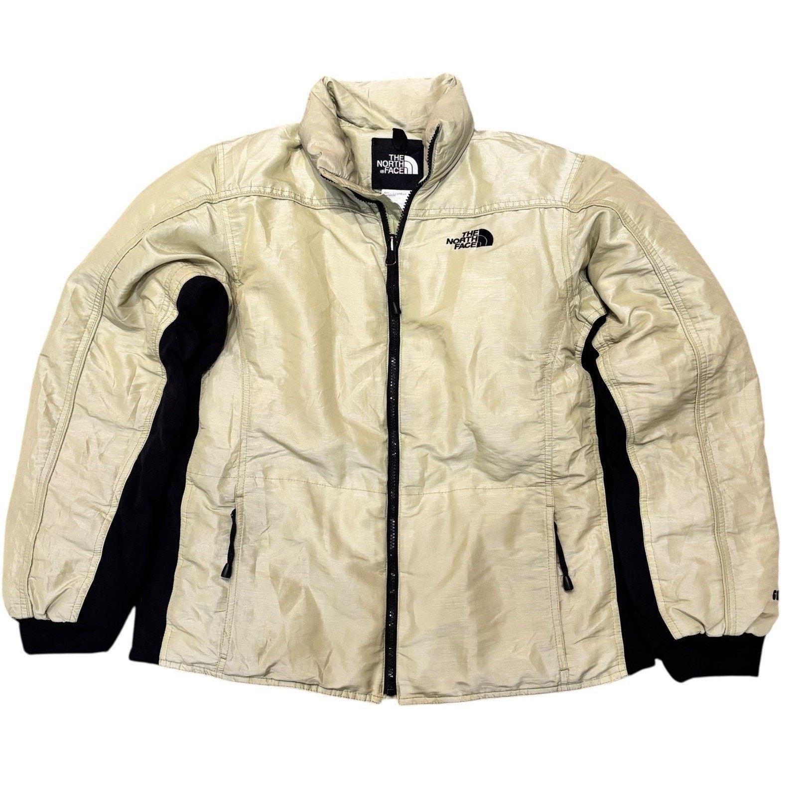 The North Face North Face Pale Green/Black 600 Hybrid Down Jacket W's Large Size L / US 10 / IT 46 - 1 Thumbnail