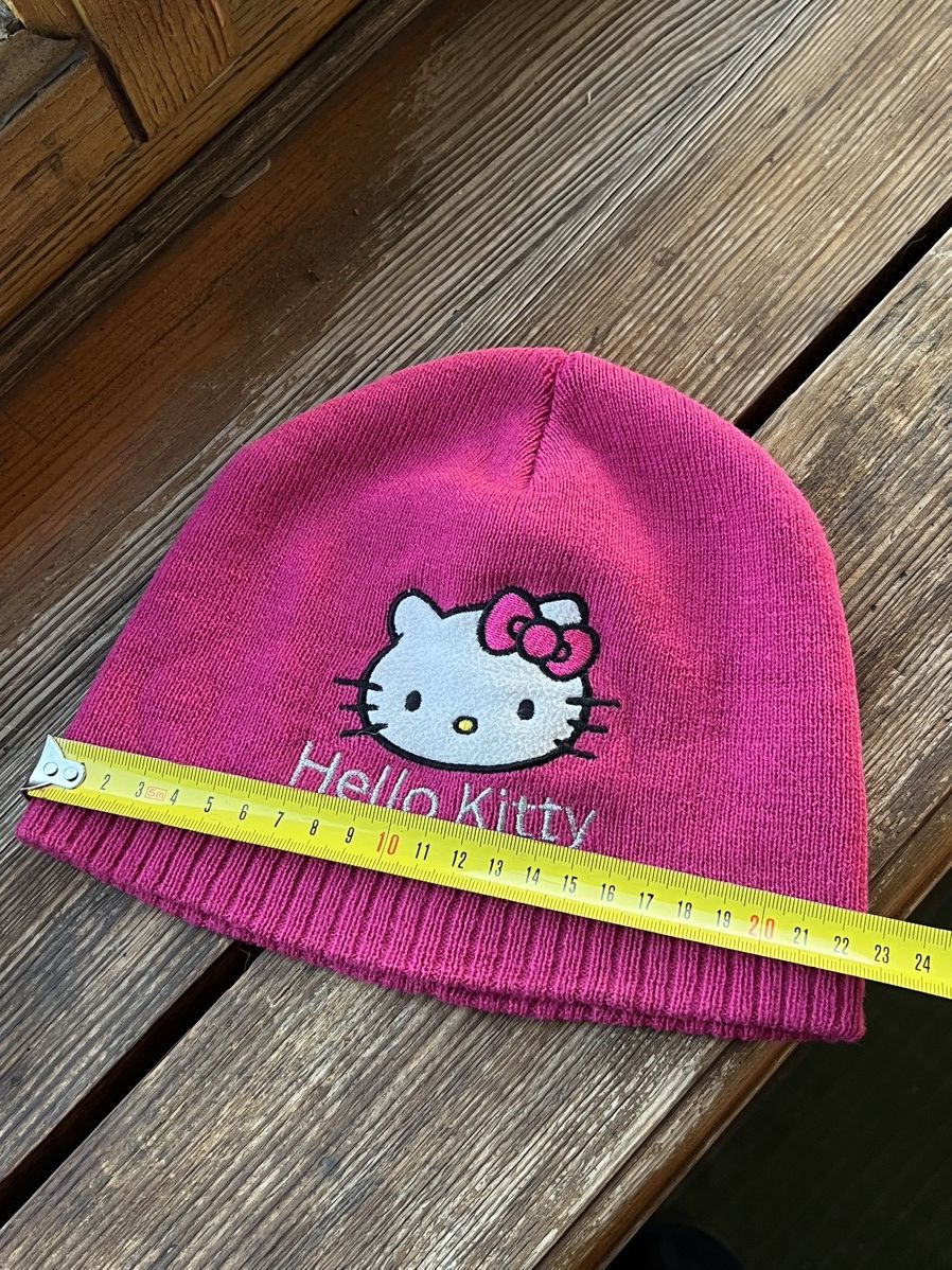 Japanese Brand Vintage Y2K Hello Kitty Anime Cartoon Beanie Hat Size ONE SIZE - 4 Thumbnail