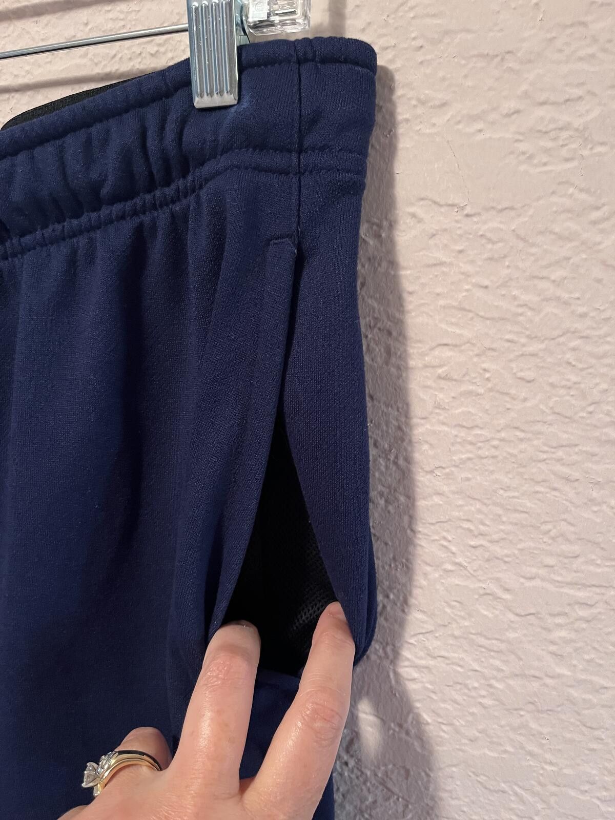 Nike Nike Navy Blue Athletic Jogger Pants Size US 34 / EU 50 - 8 Thumbnail