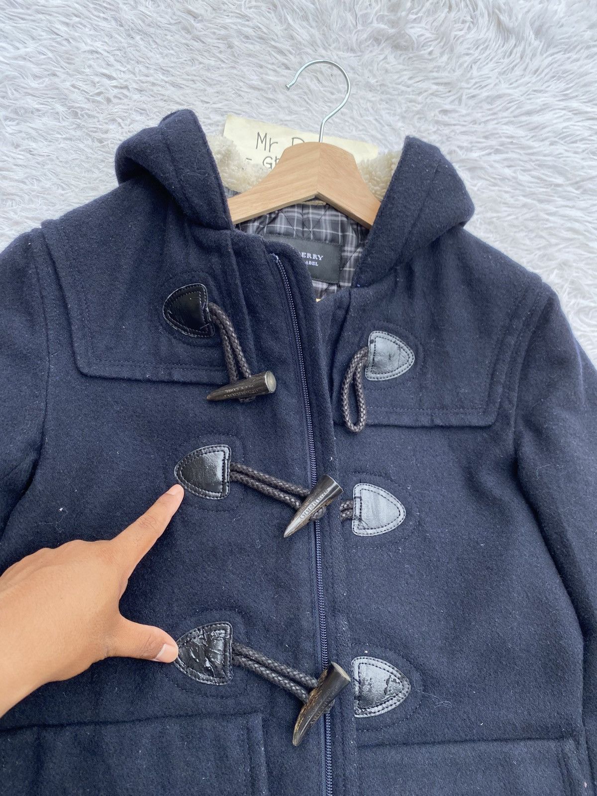 Burberry Rare Burberry Wool Duffle Coat Hooded Jacket Size US M / EU 48-50 / 2 - 17 Thumbnail