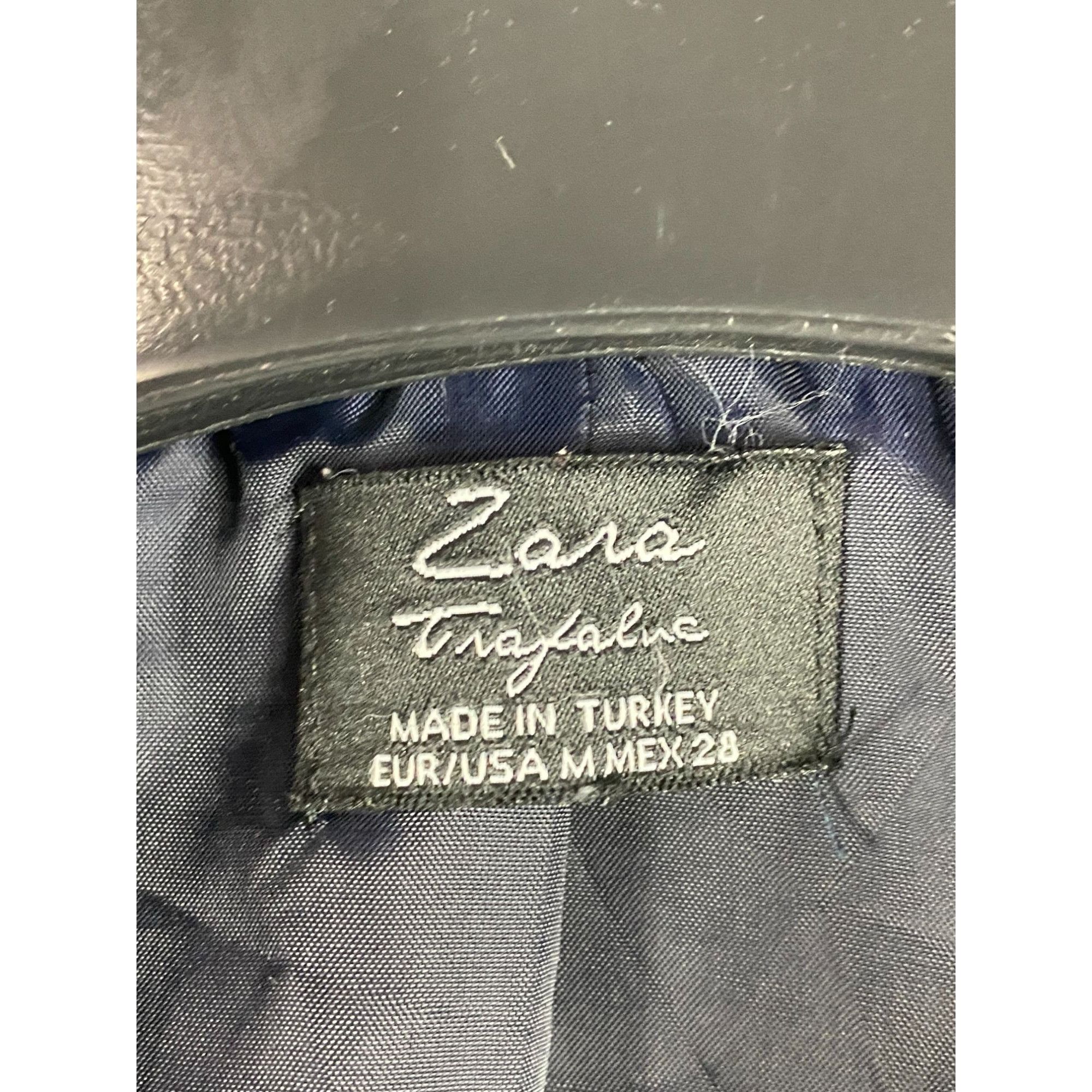 Zara Zara Trafaluc Lined 2-Button Pocket Coat Navy Blue Size Medi Size M / US 6-8 / IT 42-44 - 3 Thumbnail