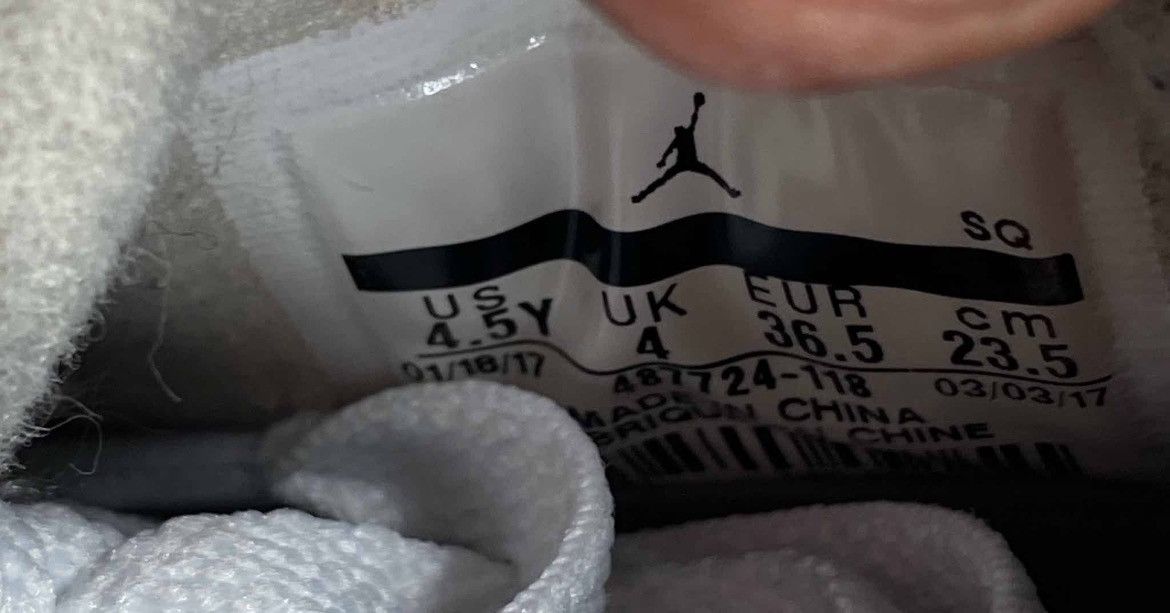 Jordan Brand Air Jordan 4 Retro GS 'Linen' 2017 Size US 6 / IT 36 - 8 Thumbnail