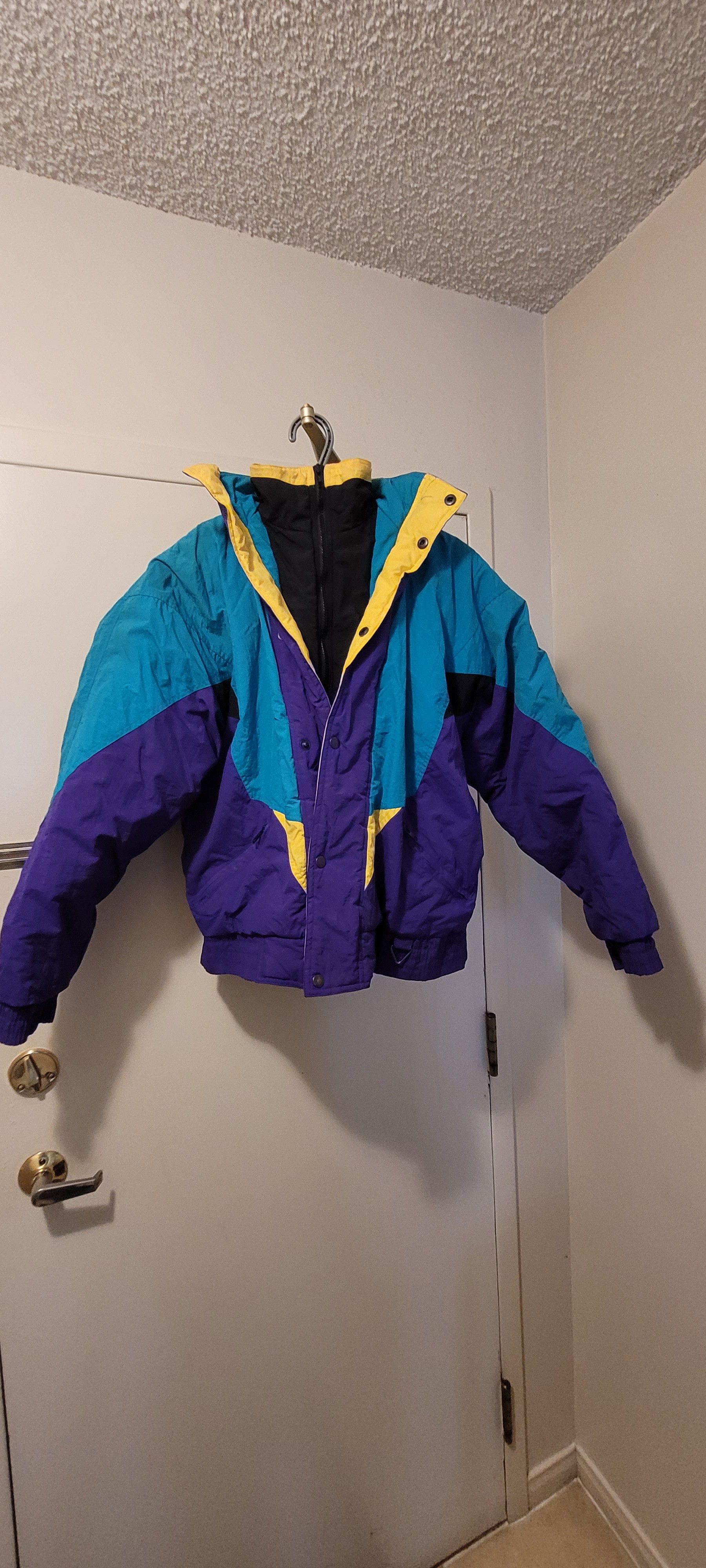 Other Retro 90s Polarwind Puffer Snow Colour Block Jacket Size US M / EU 48-50 / 2 - 4 Thumbnail