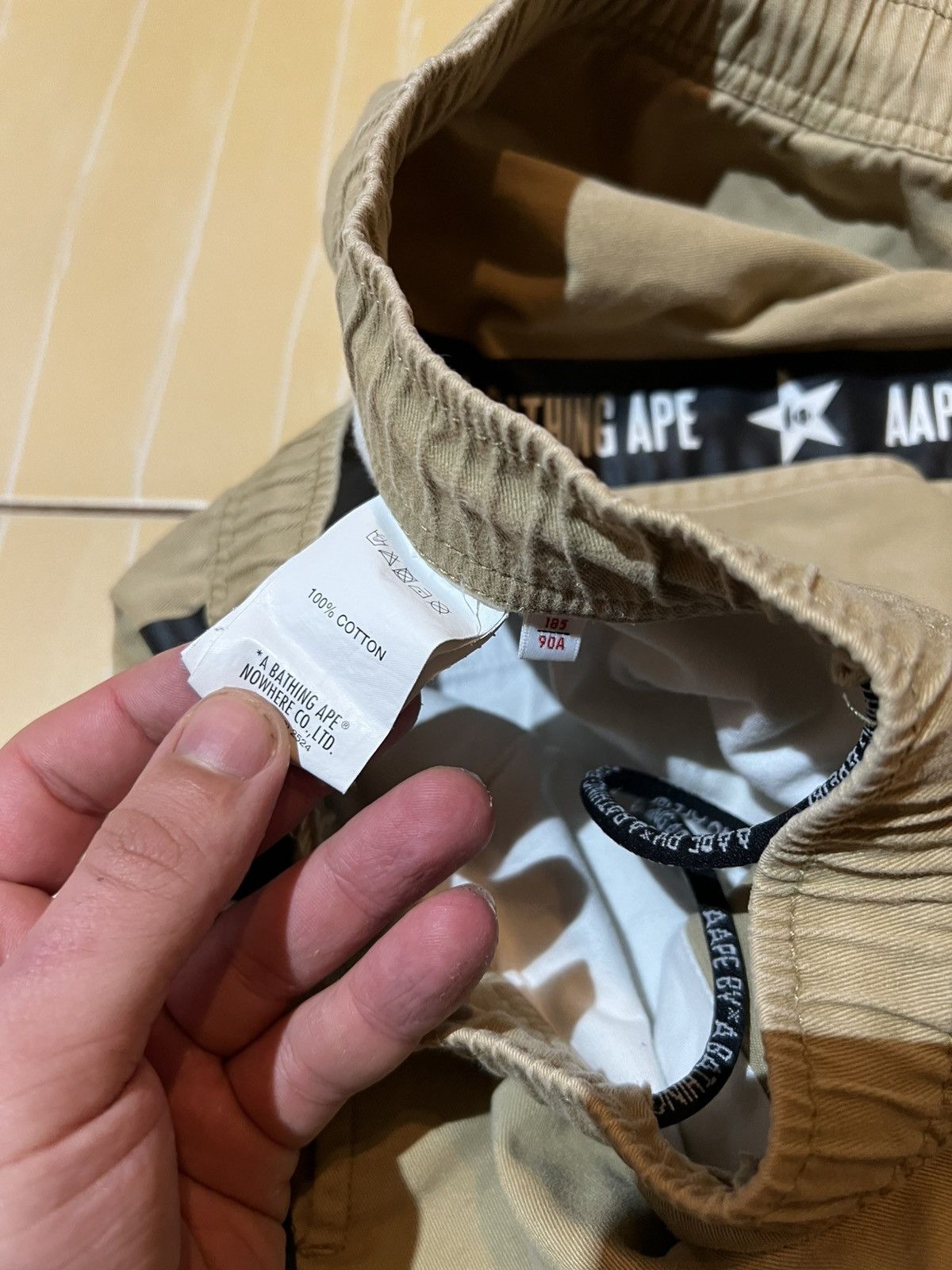 Aape AAPE by A Bathing Ape Short Khaki Cargo Size US 37 - 6 Thumbnail