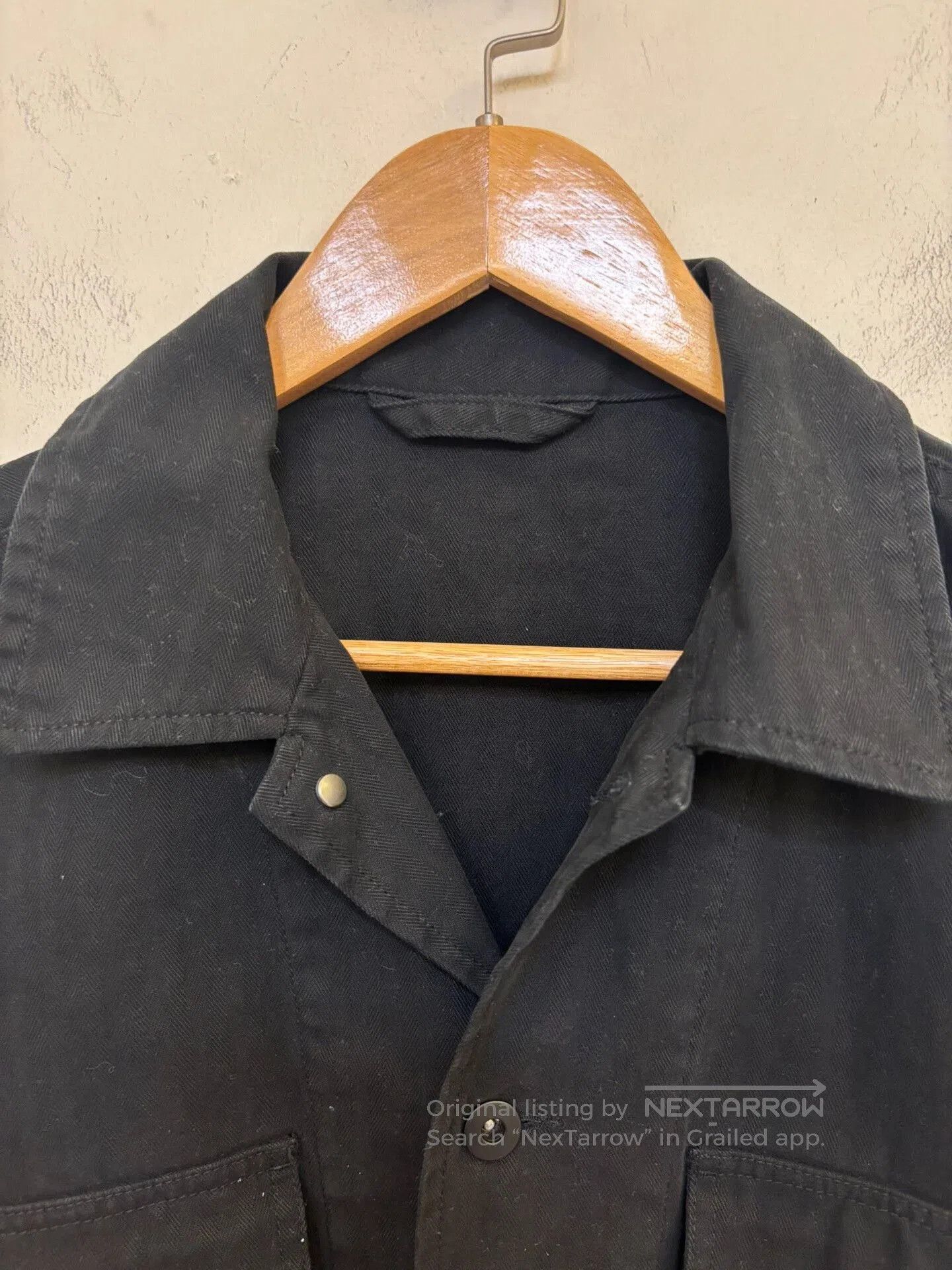 ADAM ET ROPE Wild Life Tailor Herringbone Washed CPO Jacket. Size US L / EU 52-54 / 3 - 2 Thumbnail