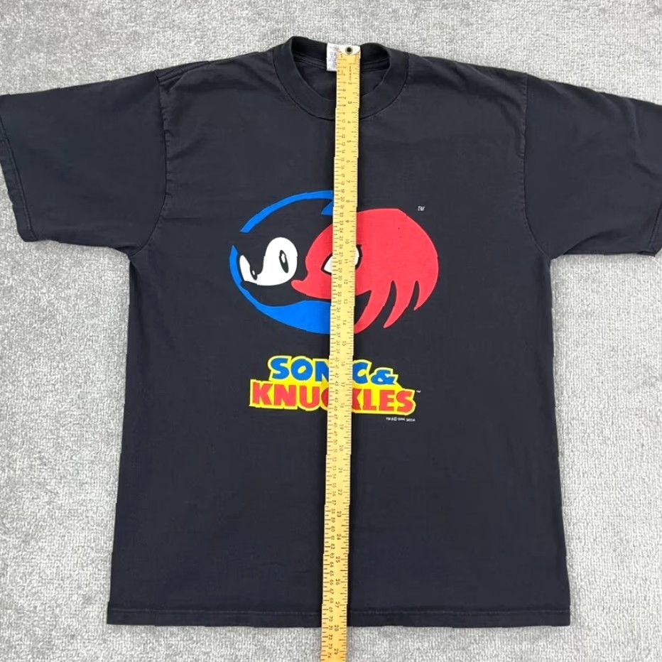 Vintage VINTAGE SONIC & KNUCKLES Graphic Print Shirt Men Large Black 90s Sega Video Game Size US L / EU 52-54 / 3 - 5 Thumbnail