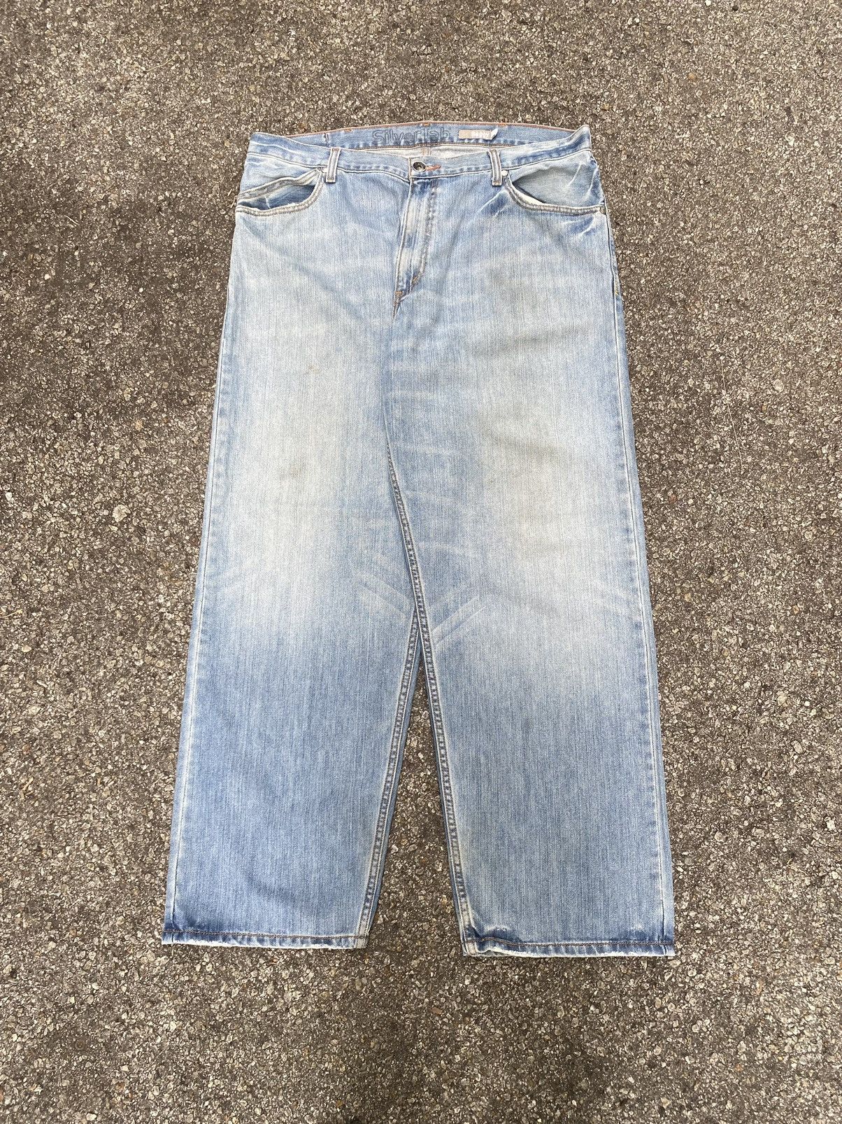 Levi's Crazy Vintage Y2K Levi’s Silvertab Baggy Jeans Wide Leg JNCO Size US 39 - 2 Thumbnail
