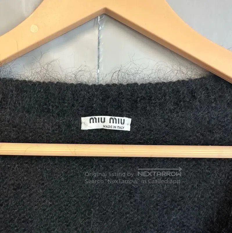 Miu Miu Miu Miu Black Wool Sweater for Women . Size L / US 10 / IT 46 - 3 Thumbnail