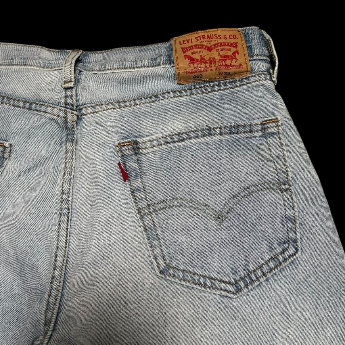 Levi's Levi's 505 Light Wash Distressed Jeans Men's 33.5x27 5/8 Size US 33 - 2 Thumbnail