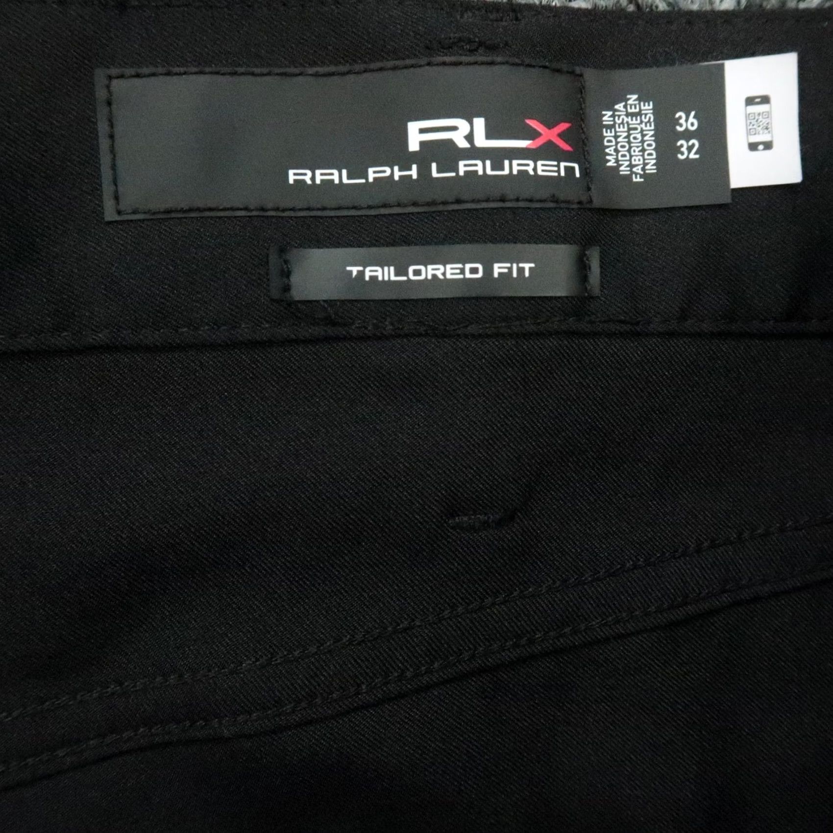 RLX Ralph Lauren RLX Ralph Lauren Pants Mens 36x32 Black Tailored Fit Lightweight Golf 5 Pocket - Business, Casual, Travel, Workwear Size US 36 / EU 52 - 4 Thumbnail