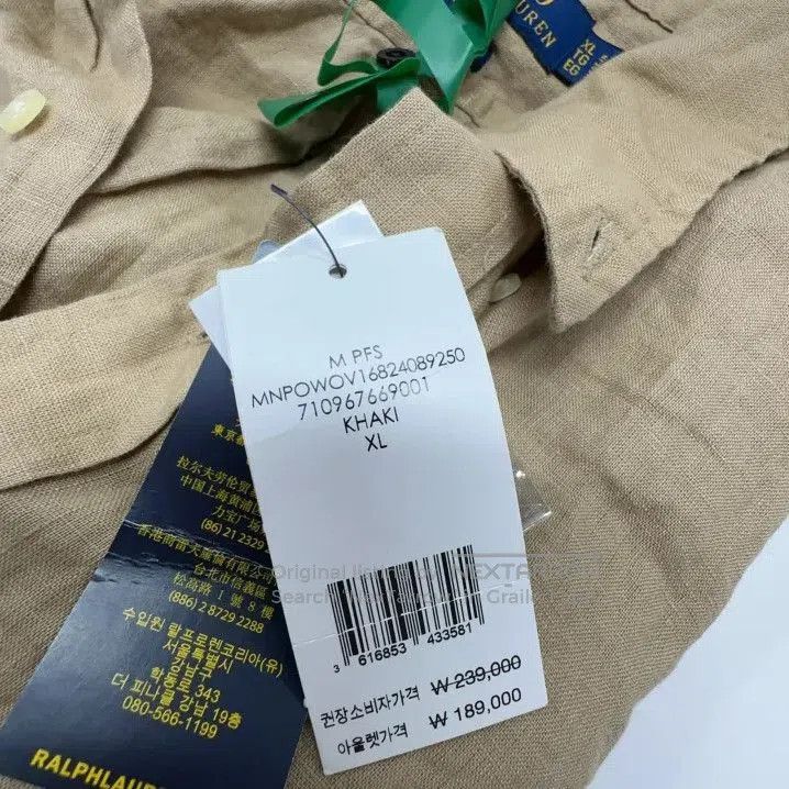 Polo Ralph Lauren Polo Ralph Lauren Linen Pony Logo Long. Size US XL / EU 56 / 4 - 4 Thumbnail