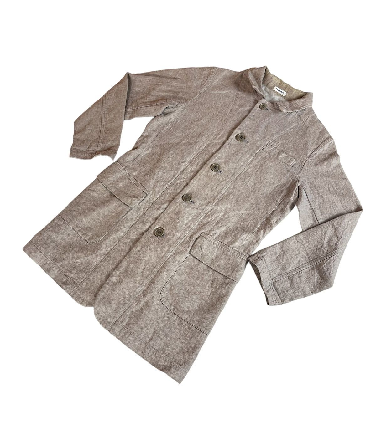 Issey Miyake 🔥 Issey Miyake Plantation Long Coat/ Nice design Size M / US 6-8 / IT 42-44 - 2 Thumbnail