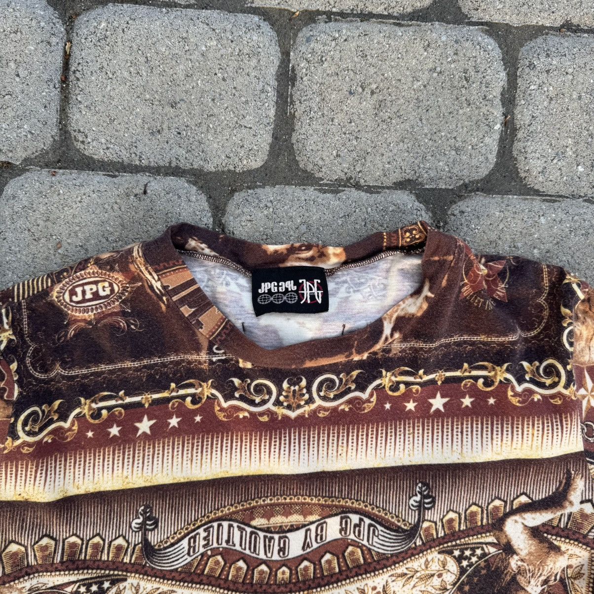Jean Paul Gaultier 1990’s Jean Paul Gaultier Native American Indian Longsleeve Size US S / EU 44-46 / 1 - 2 Thumbnail