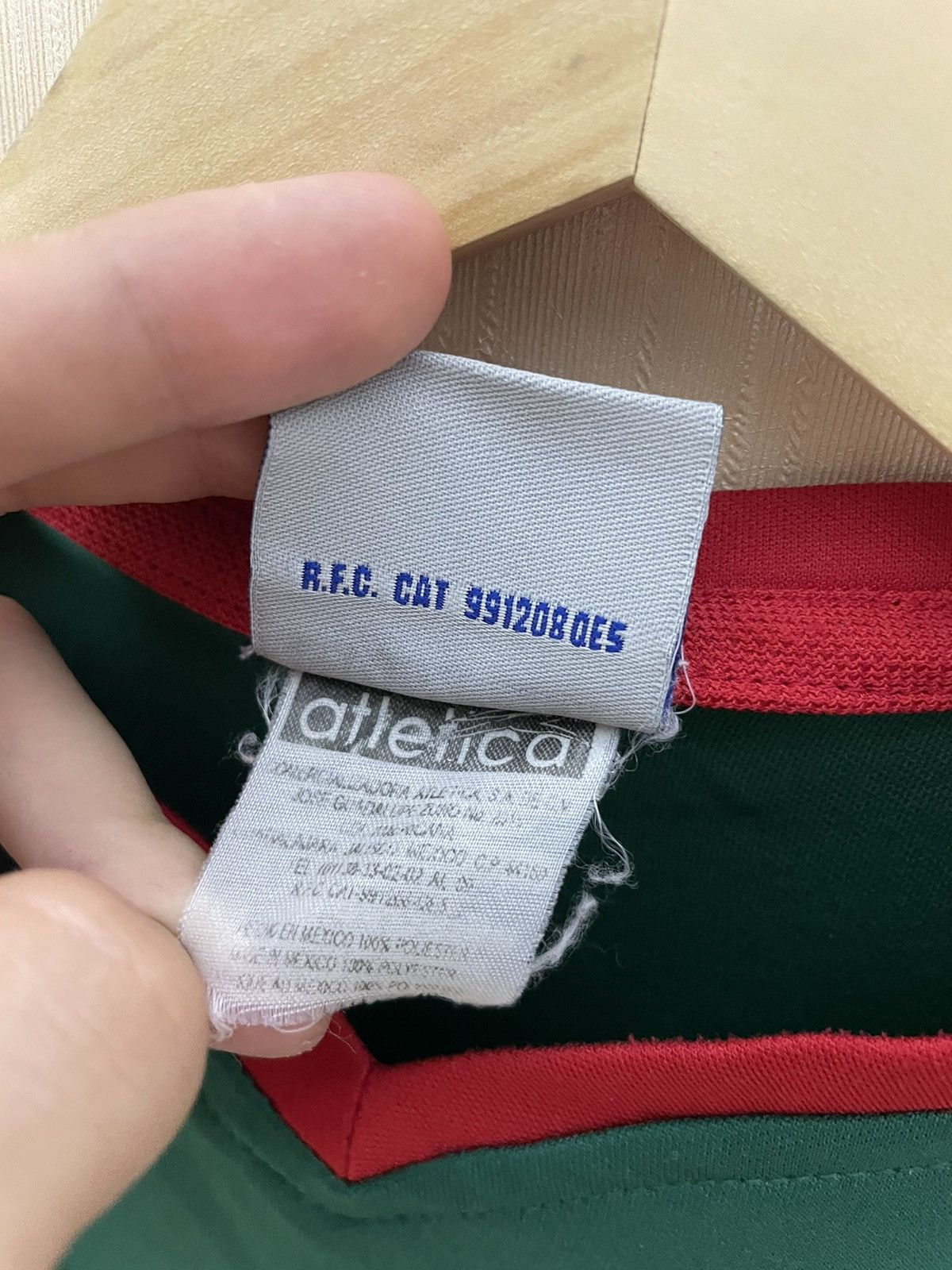 Vintage Atletica Mexico 2002 vintage soccer jersey Size US L / EU 52-54 / 3 - 12 Thumbnail