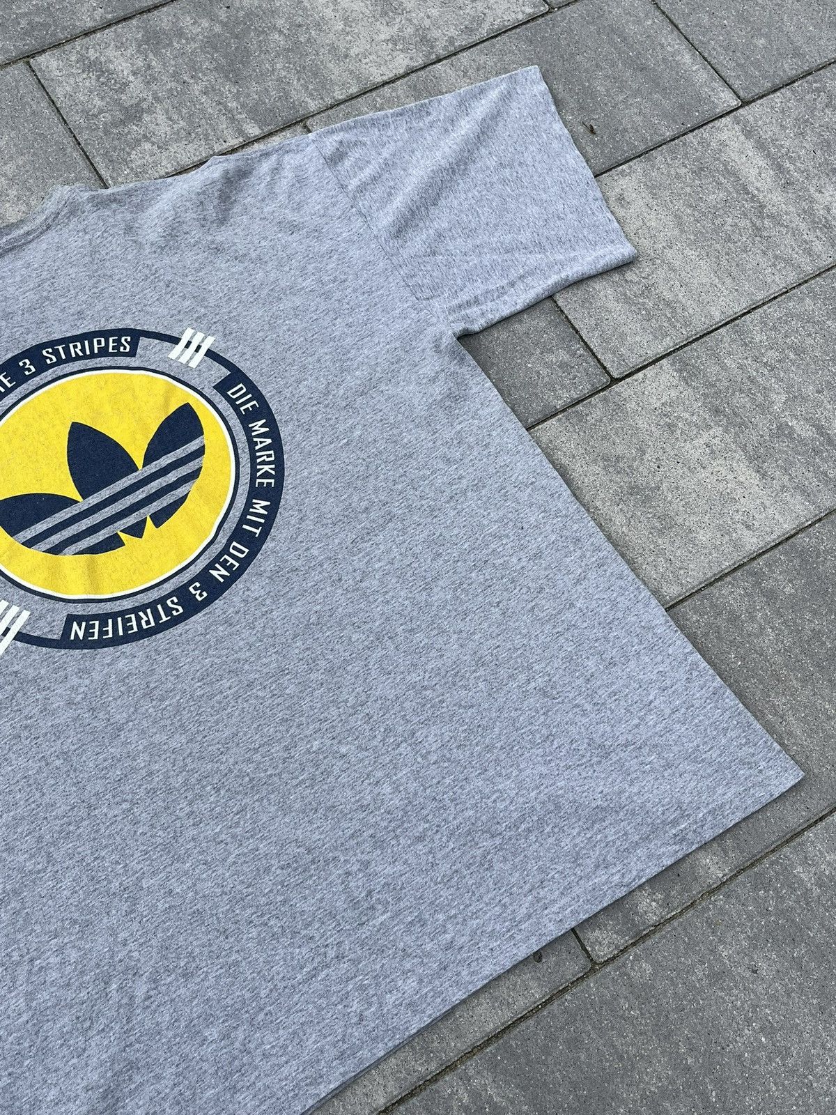 Adidas Vintage Adidas Tee 90’s Grey Size US XXL / EU 58 / 5 - 9 Thumbnail