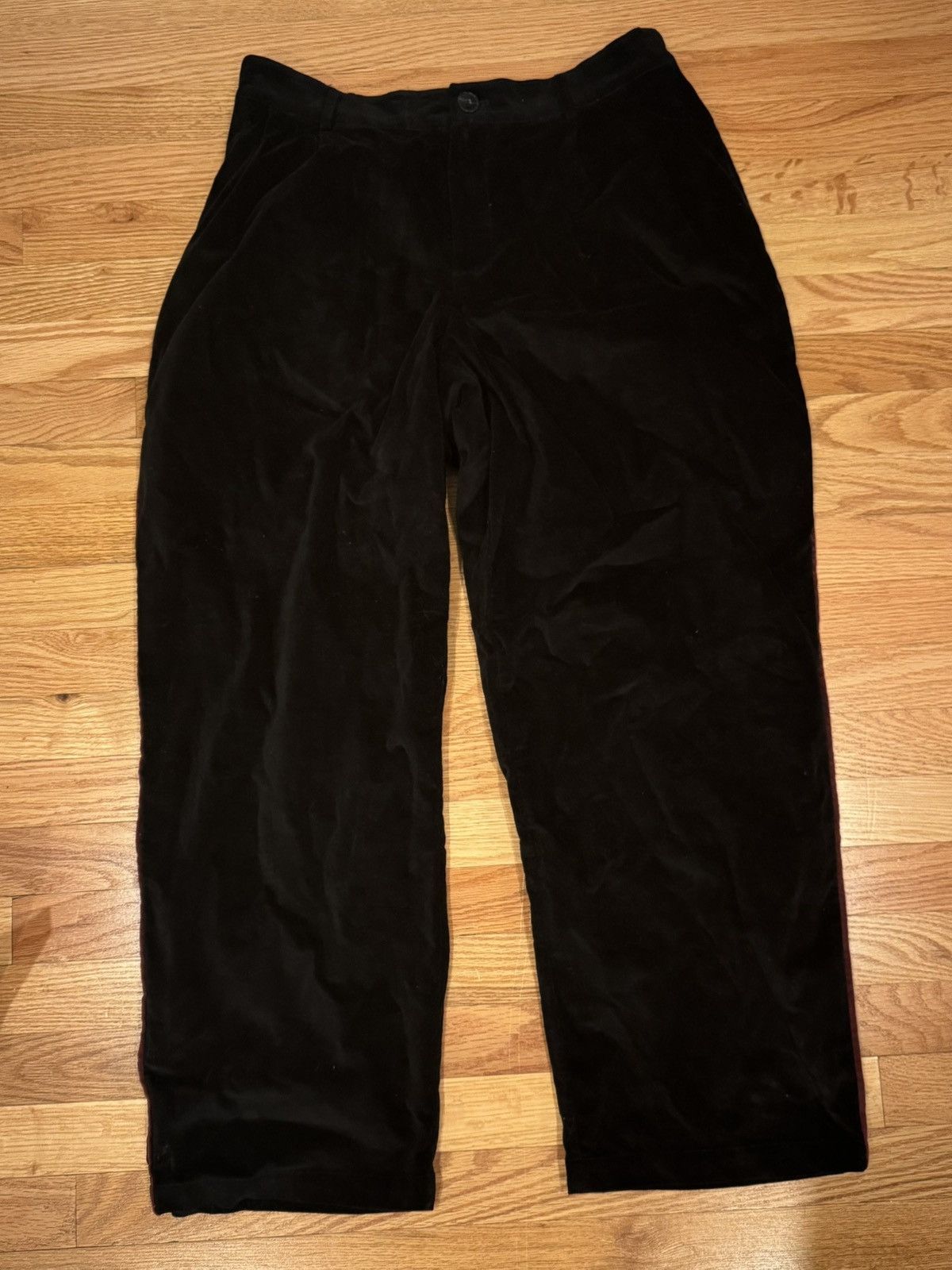 YARDSALE Yardsale Twill Slacks Black baggy size large Size US 32 / EU 48 - 1 Thumbnail