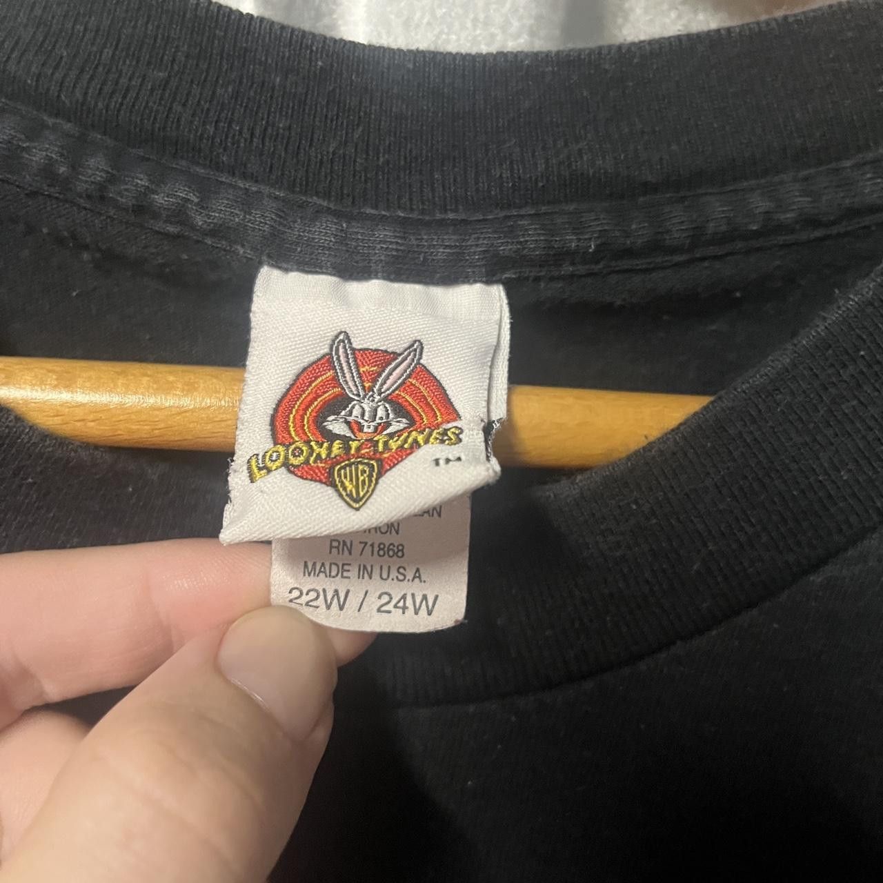 Vintage Rare VTG 90's Looney Tunes Single Stitch Taz Danger T Shirt Size US XL / EU 56 / 4 - 8 Thumbnail