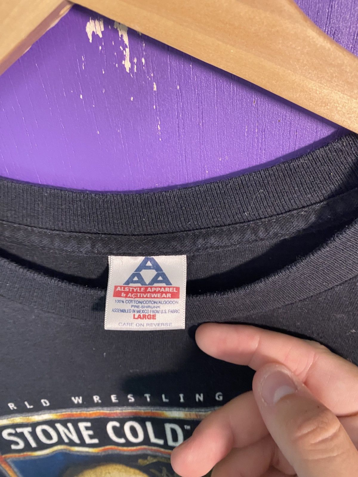 WWF Vintage 2001 WWF Wrestlemania X-Seven t-shirt Size US L / EU 52-54 / 3 - 4 Thumbnail