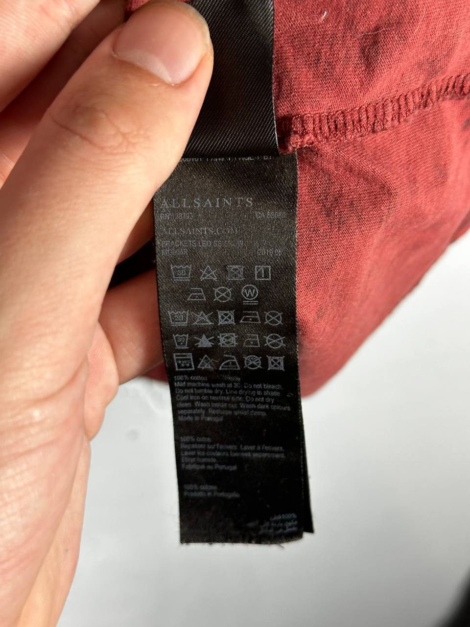 Allsaints Allsaints Y2K Vintage Rare T-Shirt Big Logo Camo Style Size US L / EU 52-54 / 3 - 7 Thumbnail