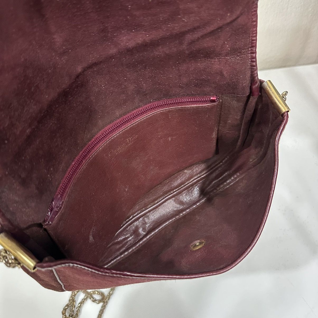 Christian Dior Monsieur ‼️YES‼️ VINTAGE CHRISTIAN DIOR CD SUEDE LEATHER CROSSBODY BAG Size ONE SIZE - 10 Thumbnail