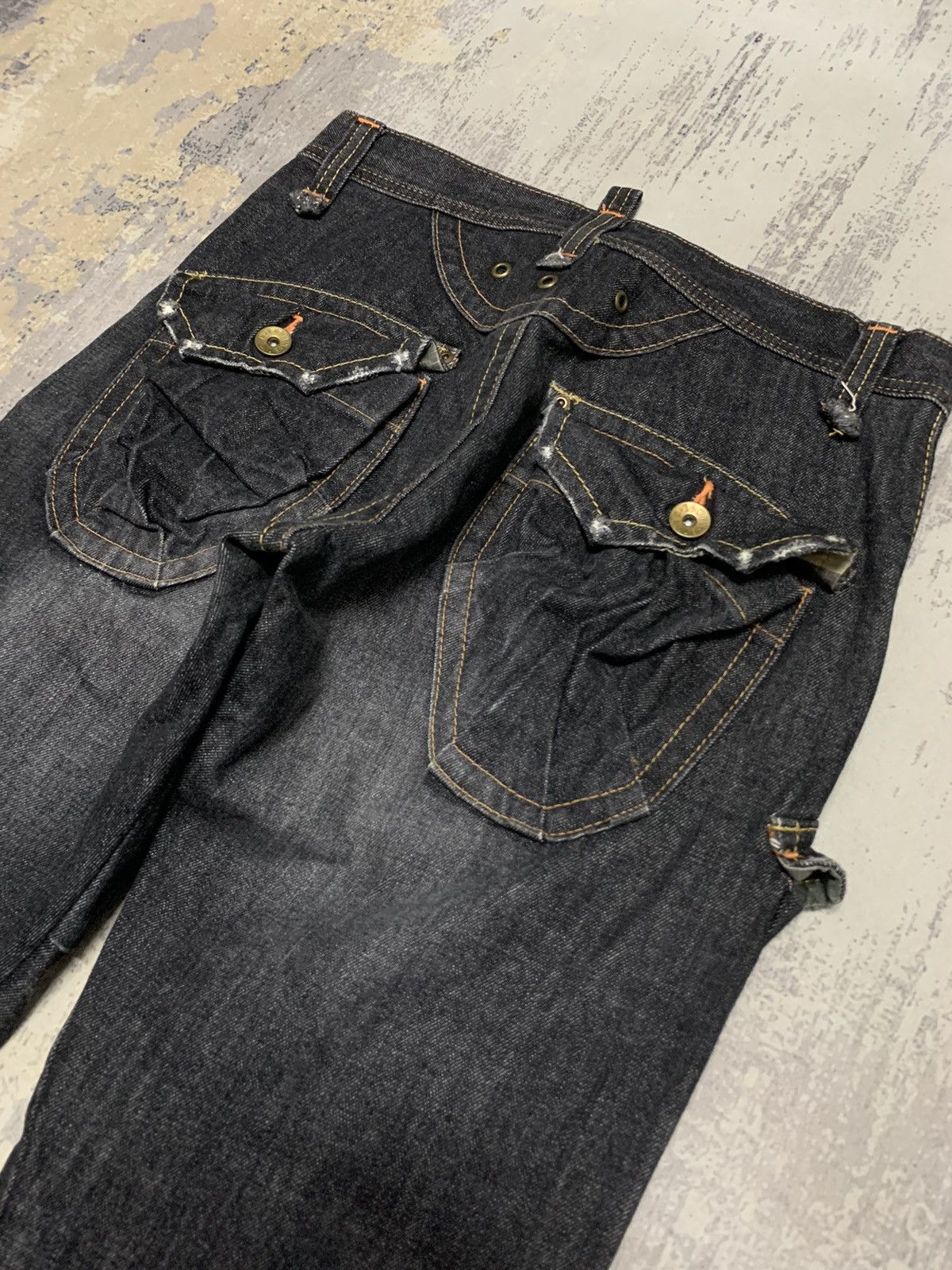 Edwin Edwin 505 ifsixwasnine Style Cargo Flared Jeans W31x30 Size US 31 - 13 Thumbnail