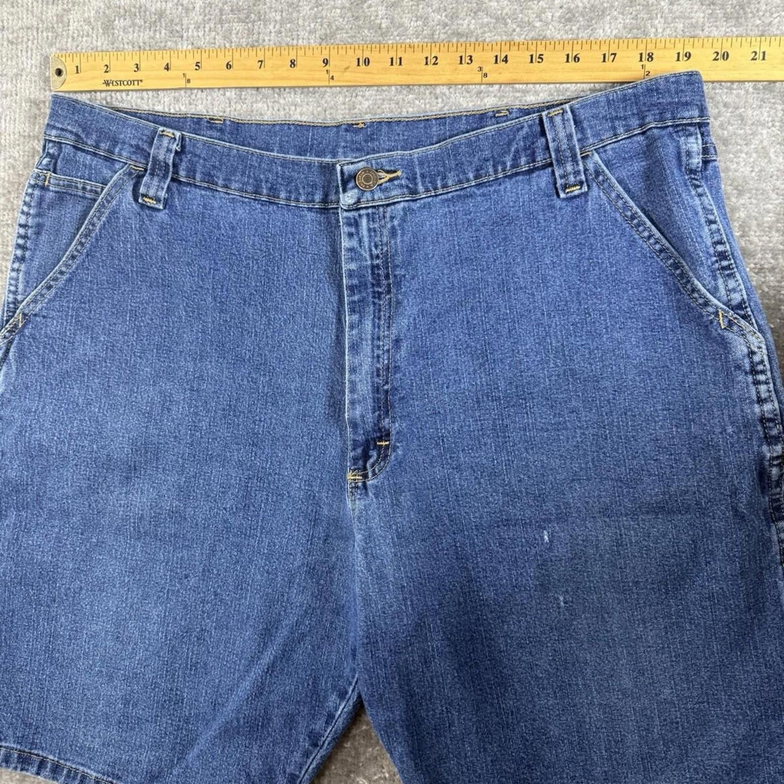 Wrangler Vintage Wrangler Jean Shorts Mens 40 Blue Denim Cotton Jorts Size US 40 / EU 56 - 6 Thumbnail