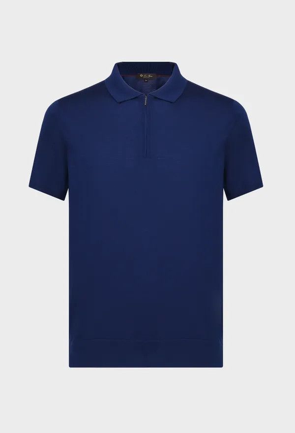 o1srvl11e0424 Wish Polo T-Shirt in Navy Blue