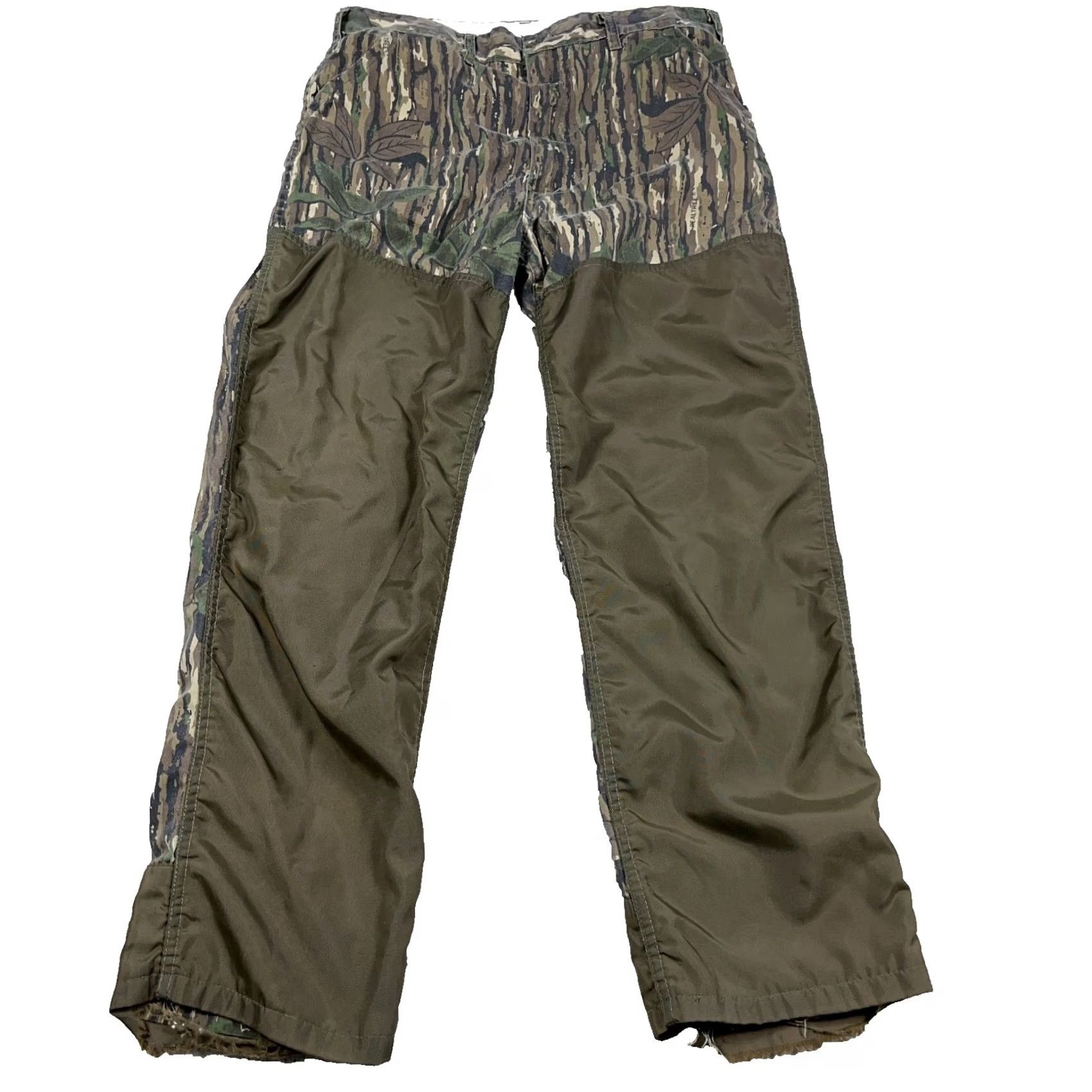 SafTbak VINTAGE SafTbak Camo Pants Men 34x30 Canvas Brown 5-Pocket Cargo 80s 90s Hunting Mens Size US 34 / EU 50 - 2 Thumbnail