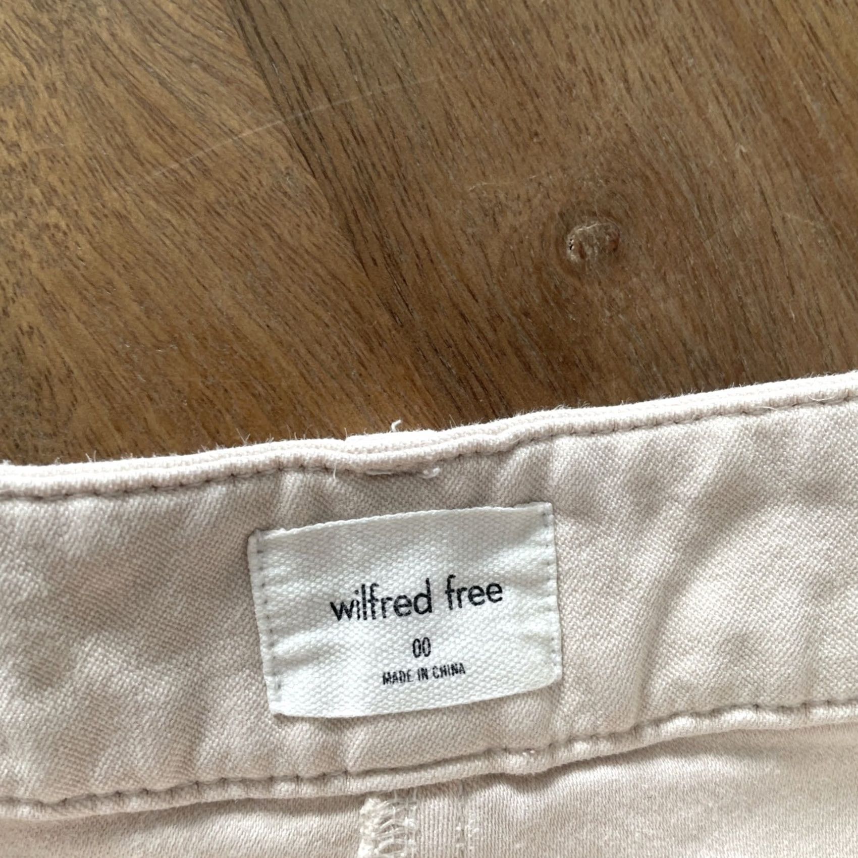 Vintage Wilfred Free Brennan Utility Pants Womens 00 Wool Ivory Carpenter Boat? Size 24" / US 00 / IT 34 - 3 Thumbnail
