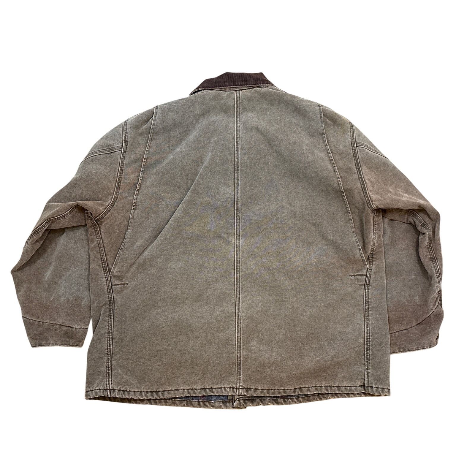 Carhartt Y2K Carhartt C02CHT jacket faded brown duck canvas blanket Size US XXL / EU 58 / 5 - 5 Thumbnail