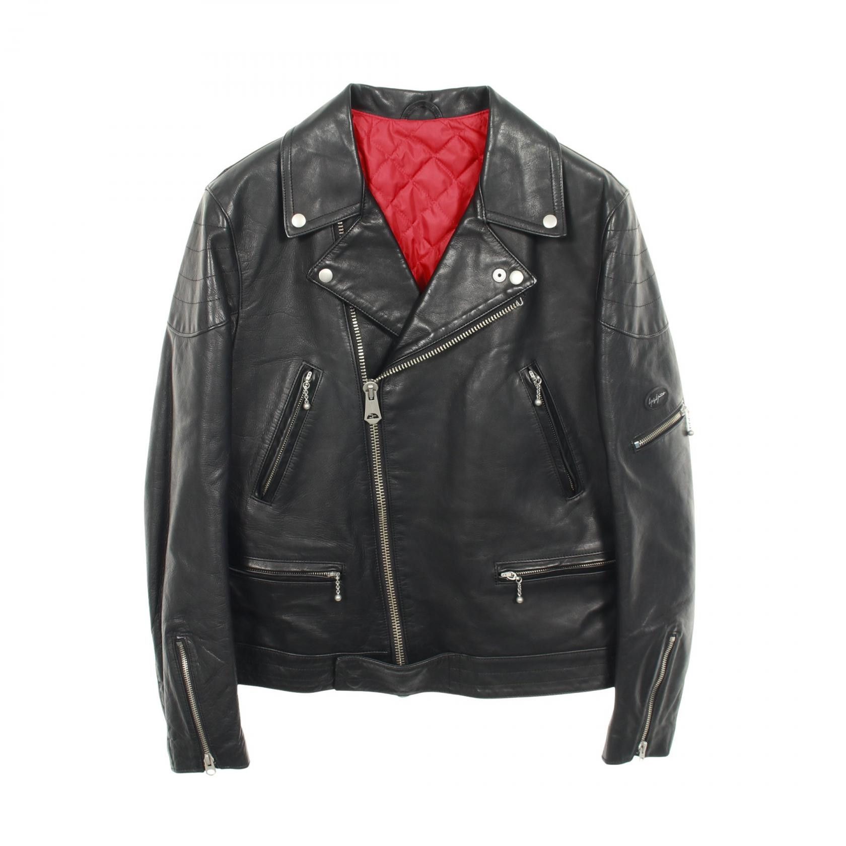 Yohji Yamamoto SS05 Dainese Runway Black 'TOO CLOSE' Leather