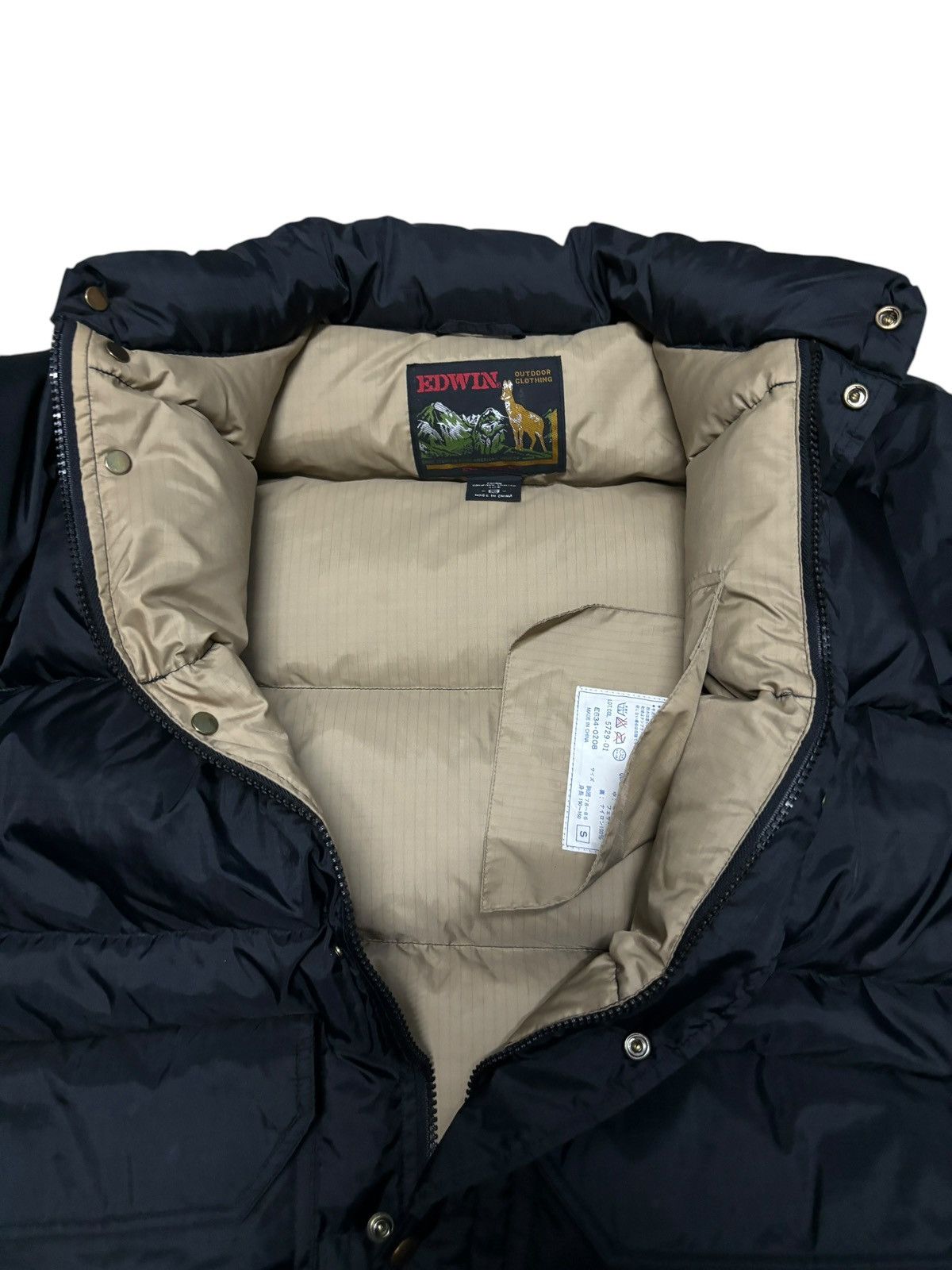 Edwin Vintage Edwin Outdoor Living Puffer Down Winter Jacket Size US S / EU 44-46 / 1 - 4 Thumbnail