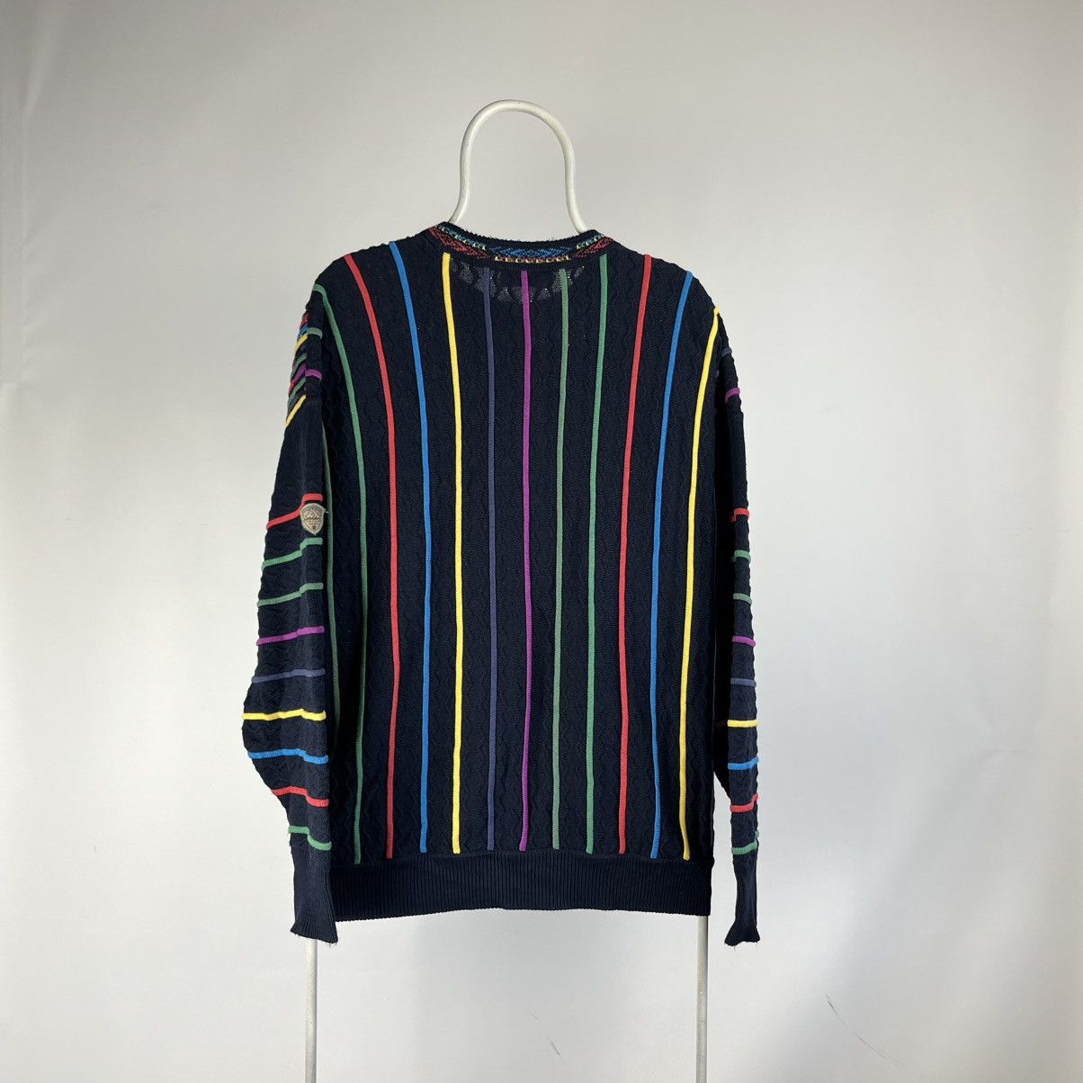 Carlo Colucci Carlo Colucci Sweater Coogi style Australian Avant Garde Size US L / EU 52-54 / 3 - 2 Thumbnail