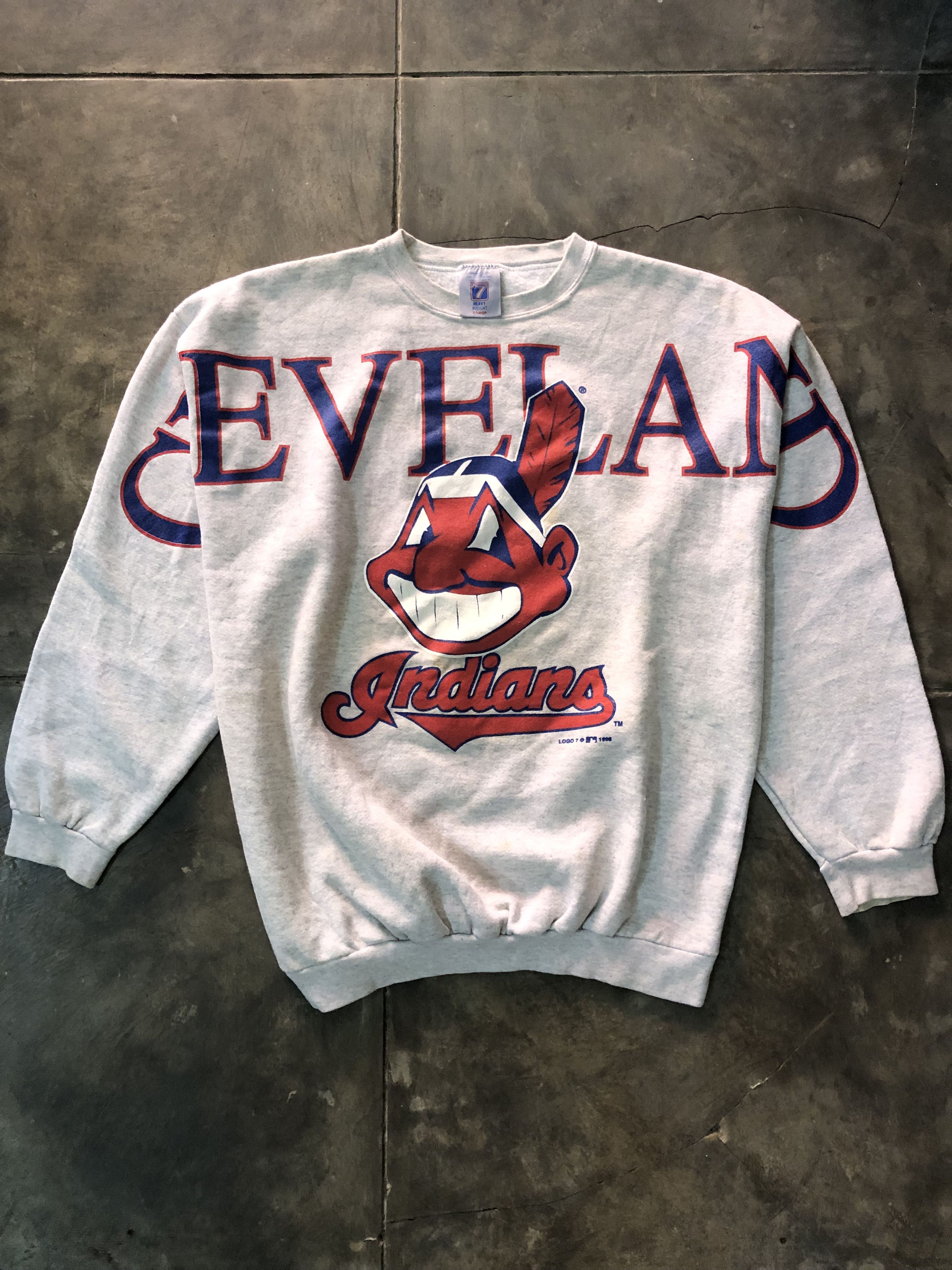 MLB Vintage Cleveland Indians MLB 90s Size US XL / EU 56 / 4 - 2 Thumbnail