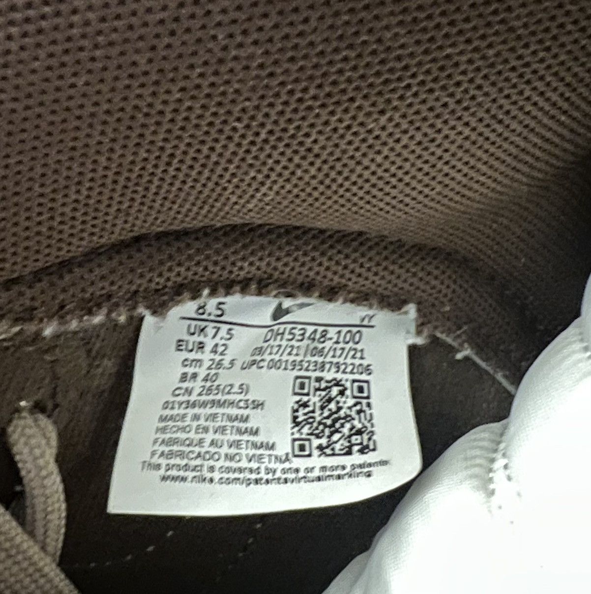 Nike Nike Dunk High Light Chocolate Size US 8.5 / EU 41-42 - 10 Thumbnail